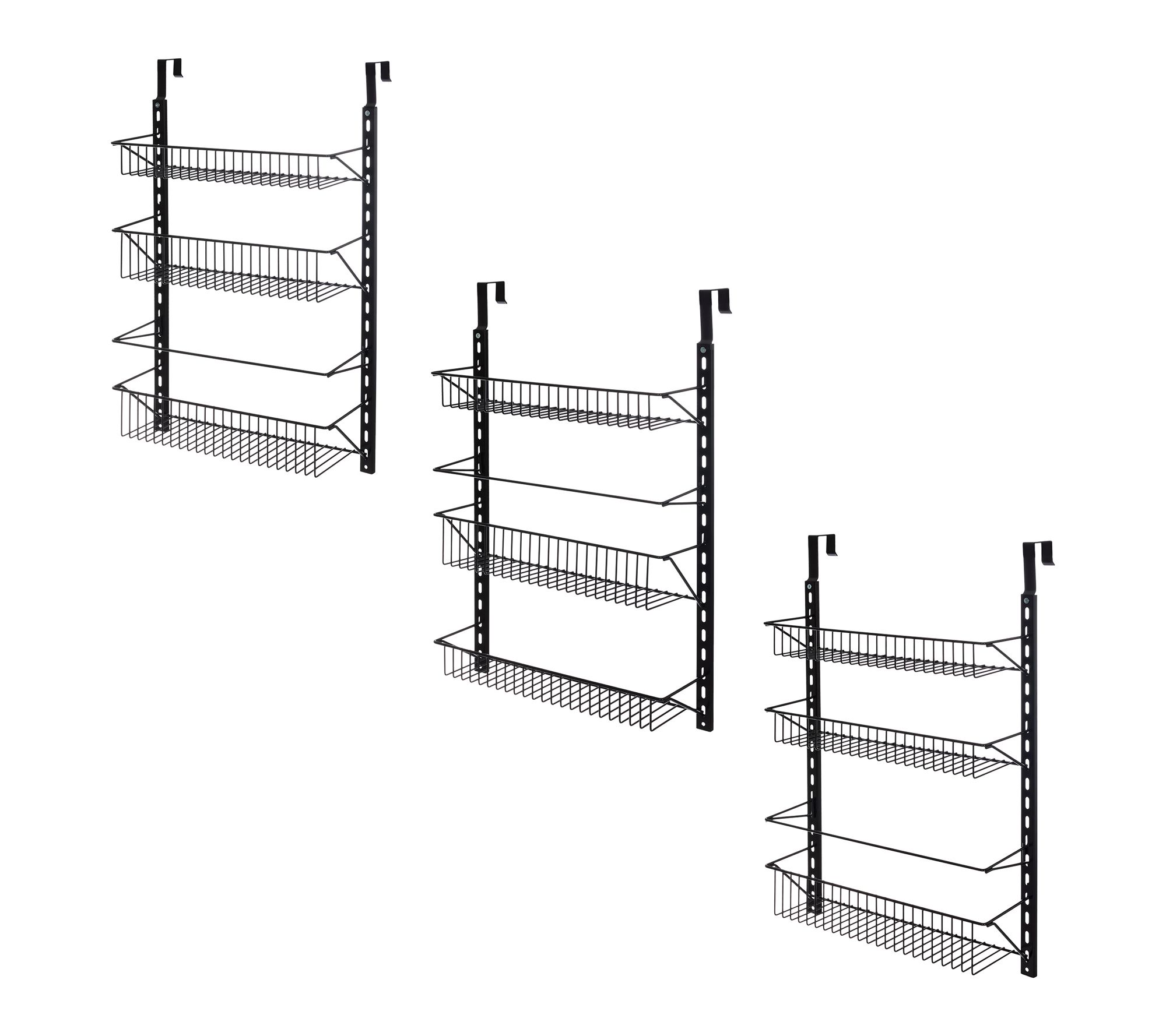 Home-Complete Over the Door Organizer Hanging Wall Rack