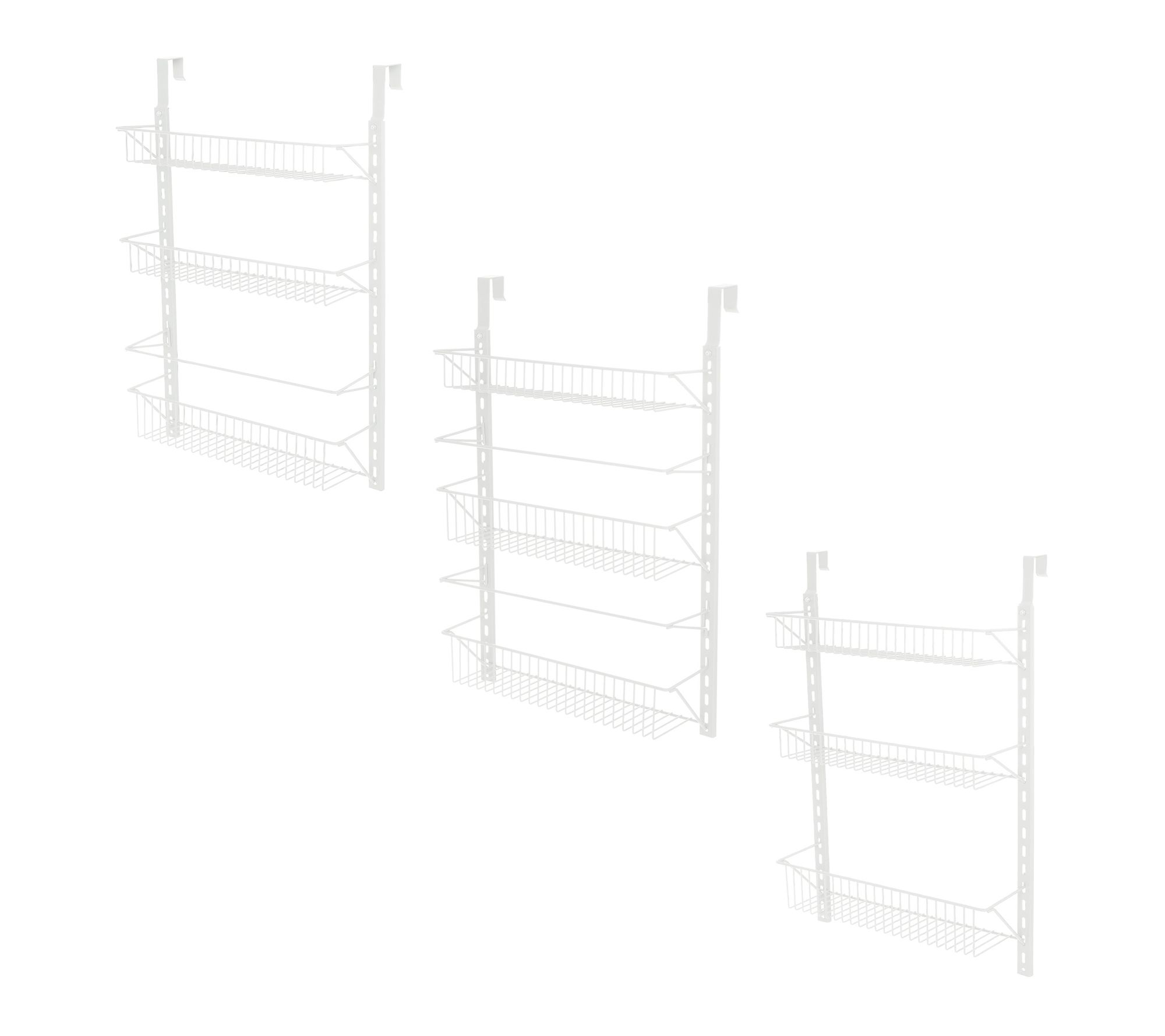 Home-Complete Over the Door Organizer Hanging Wall Rack