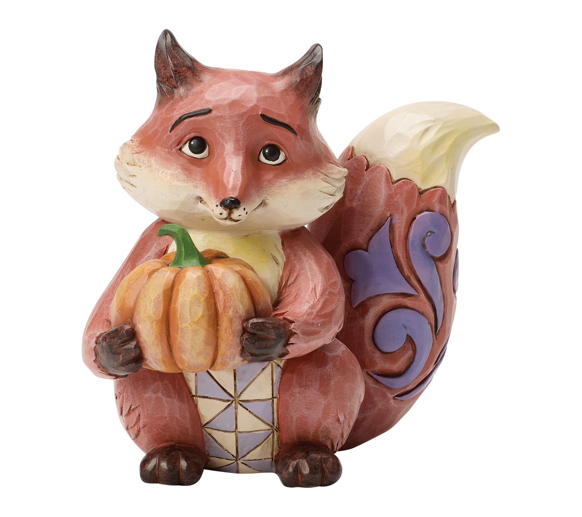 Jim Shore Heartwood Creek Fox with Pumpkin Figurine 4.5in