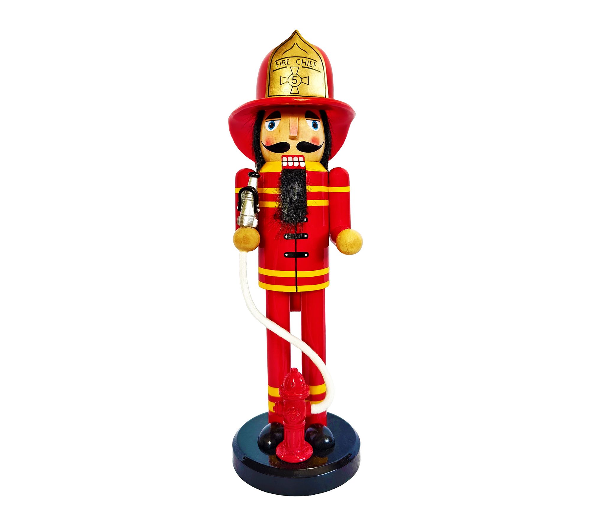 Santa's Workshop 14" Fire Chief #5 Nutcracker