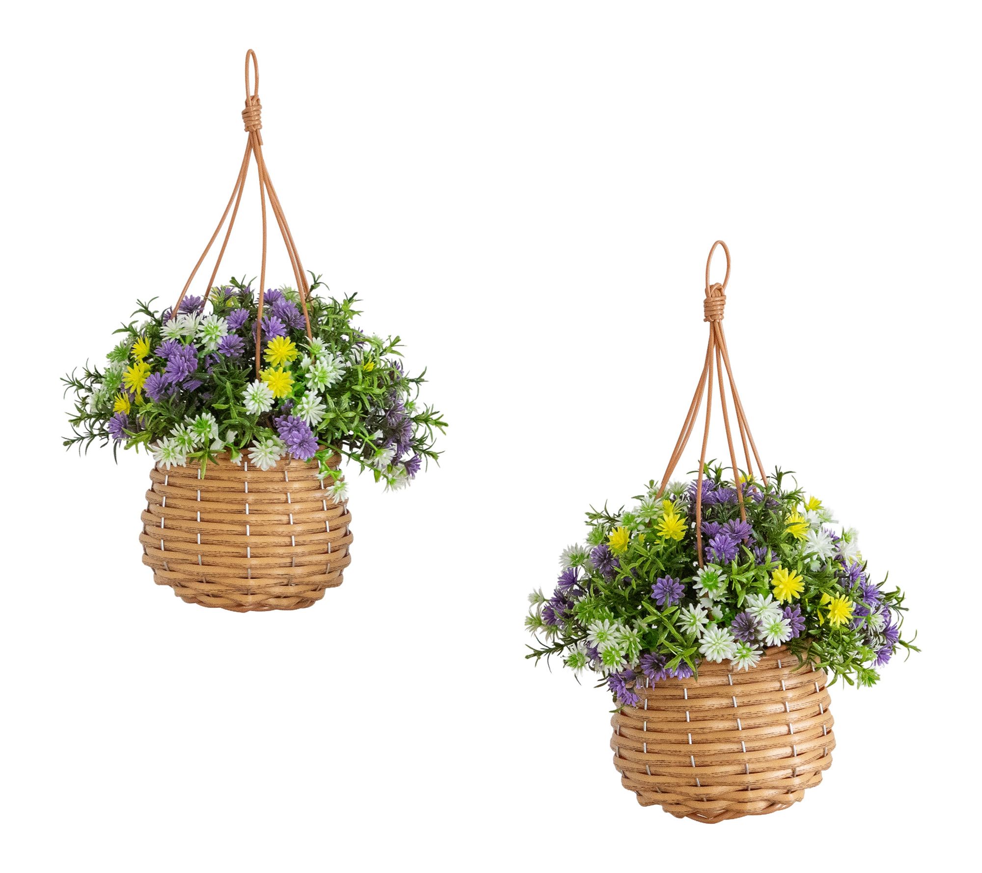 13-in UV Rosemary & Andelion Plant- Set of 2 by Nearly Natural