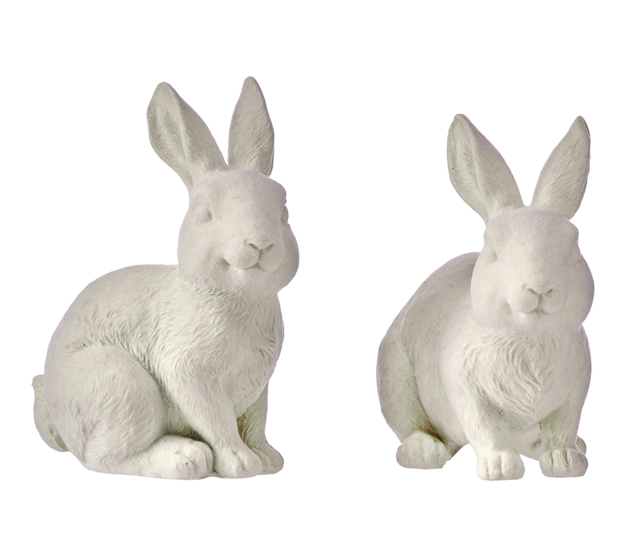 5" Resin Winter Bunny Set of 2 by Valerie