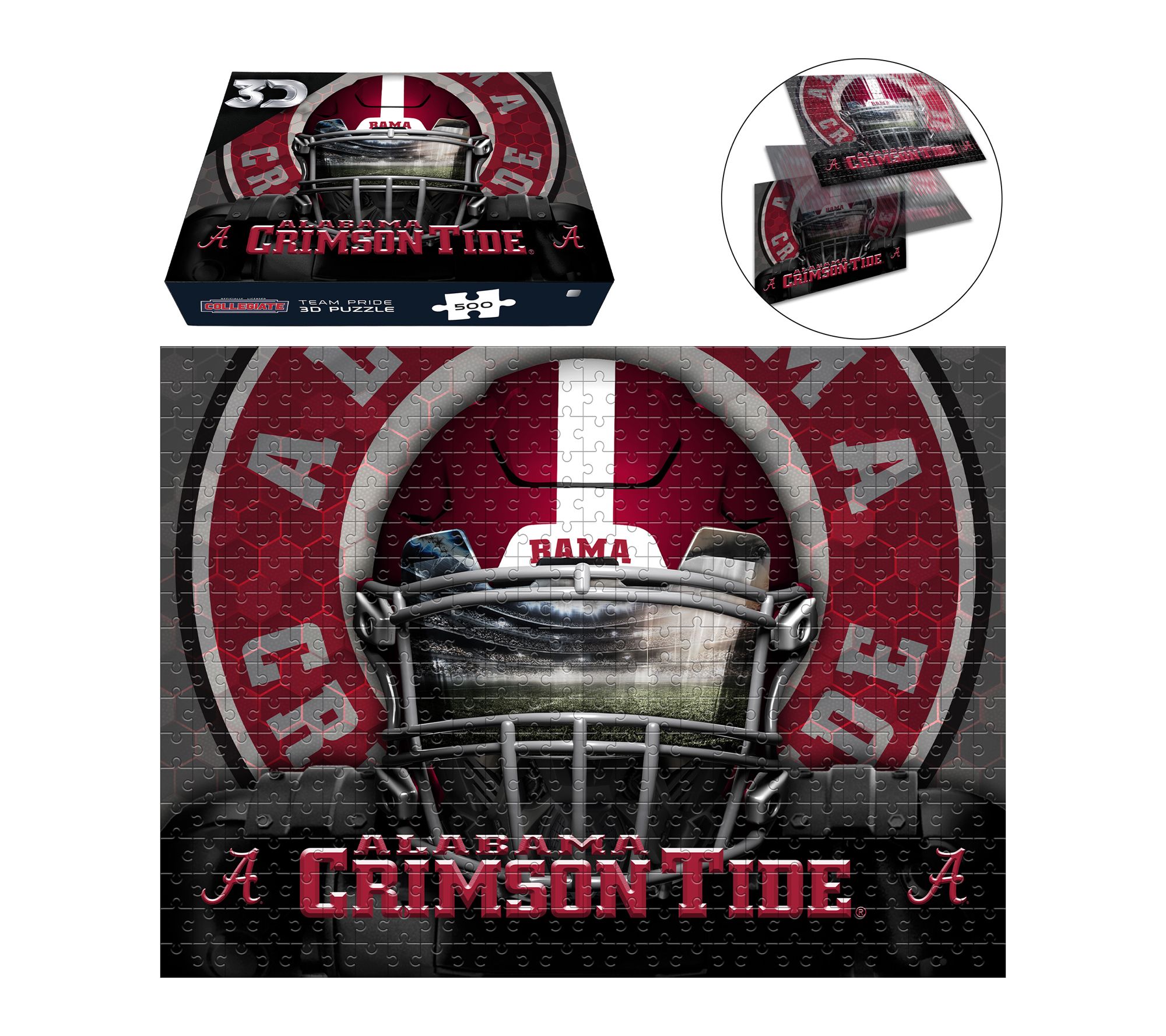 Sporticulture NCAA Lenticular 3D Puzzle