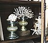 Set of 2 Lit Candle Holder Pedestals with Mirror Inserts by Valerie, 5 of 7