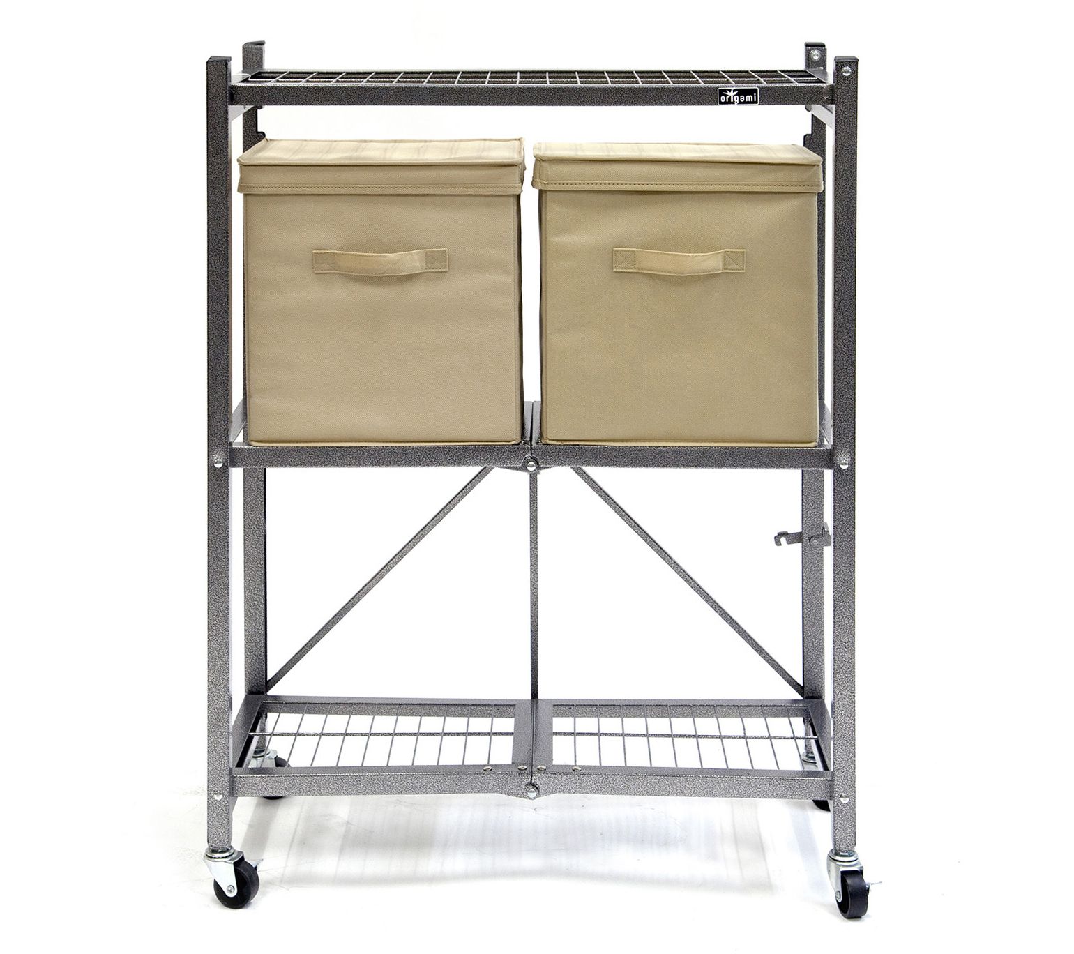 Origami 3Tier Rack with 2 Storage Cubes