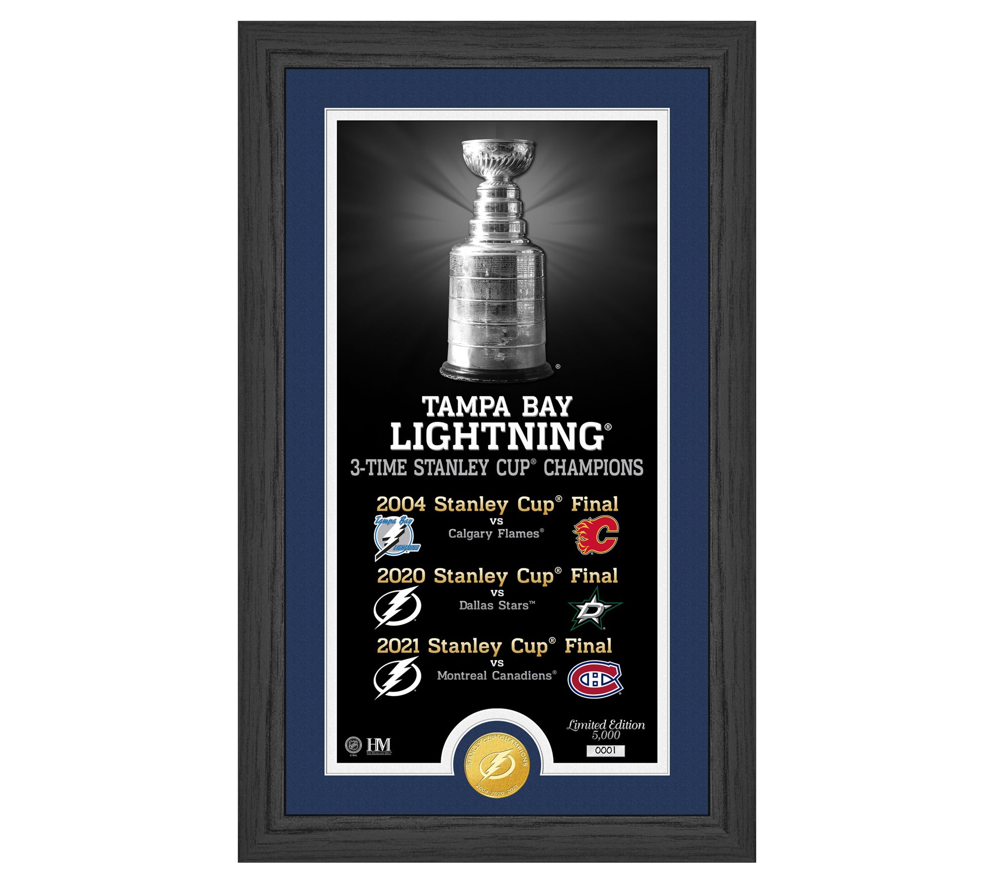 Highland Mint Tampa Bay Lightning 2020 Stanley Cup Champions