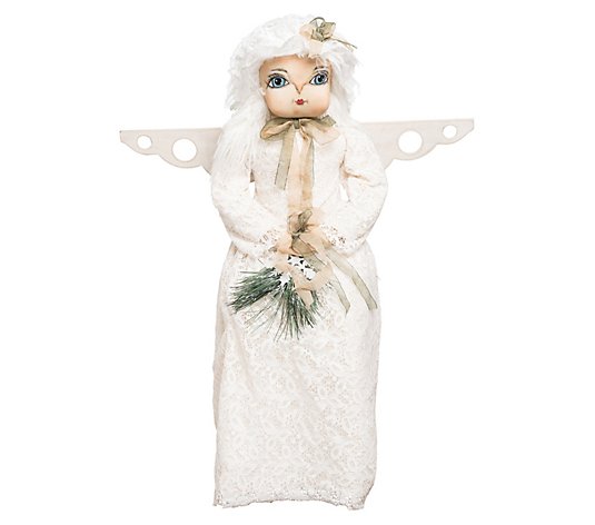 Gallerie II Natalie Snow Angel  Gathered Traditions Figurine