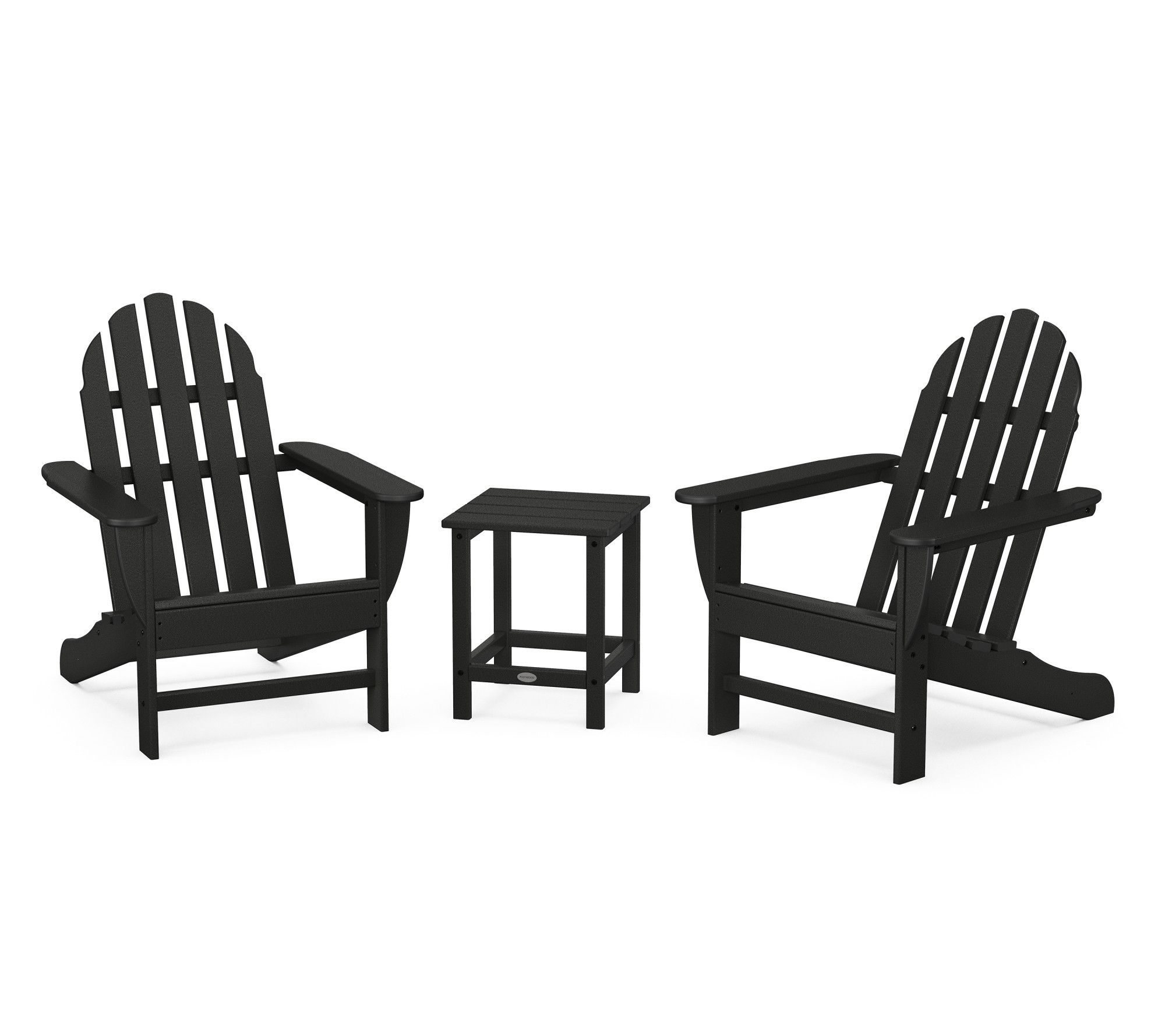 Polywood Classic Folding Adirondack 3-Piece Set18" Side Table
