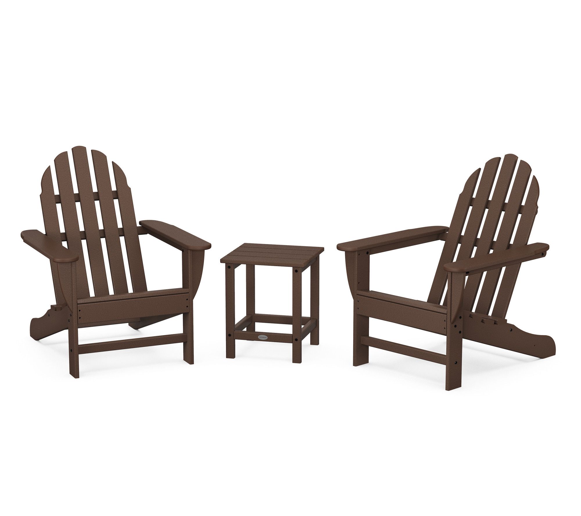 Polywood Classic Folding Adirondack 3-Piece Set18" Side Table