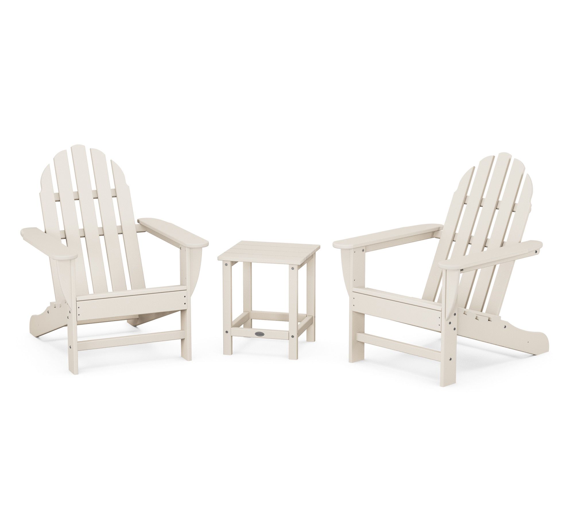 Polywood Classic Folding Adirondack 3-Piece Set18" Side Table