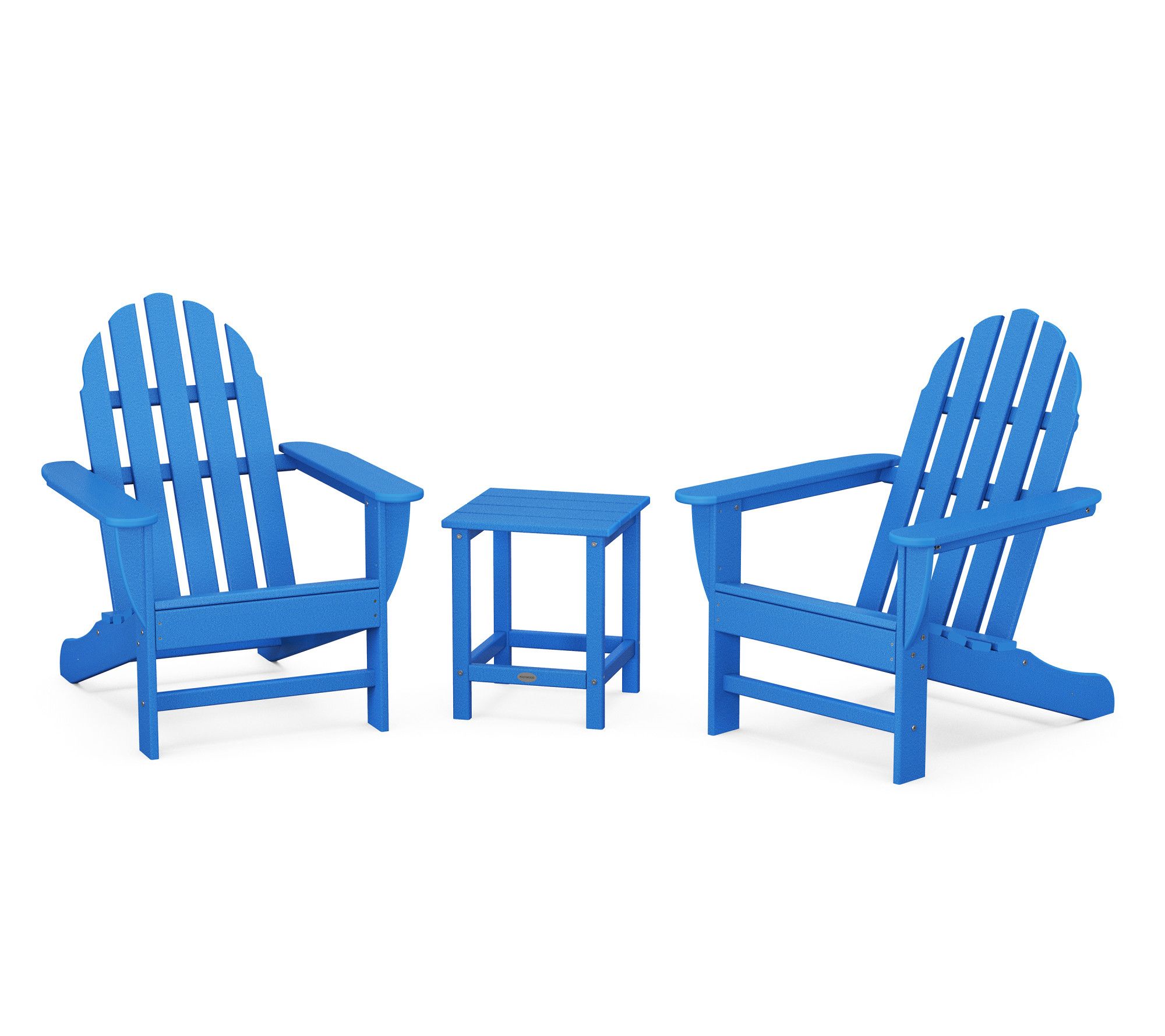 Polywood Classic Folding Adirondack 3-Piece Set18" Side Table