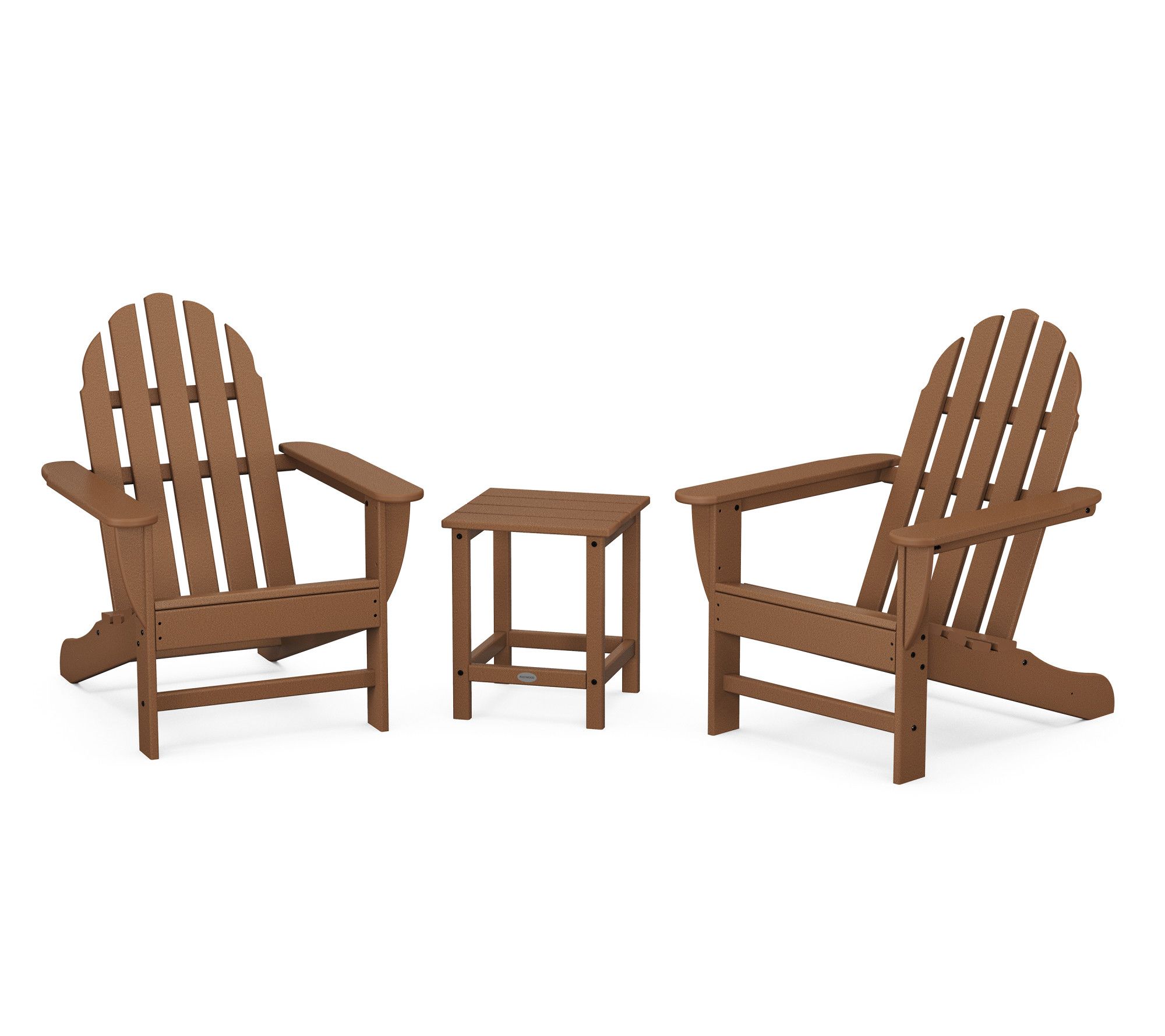 Polywood Classic Folding Adirondack 3-Piece Set18" Side Table