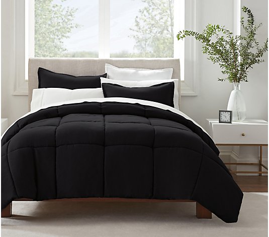 Serta Simply Clean T/TXL 2-Piece Comforter Set - Gray