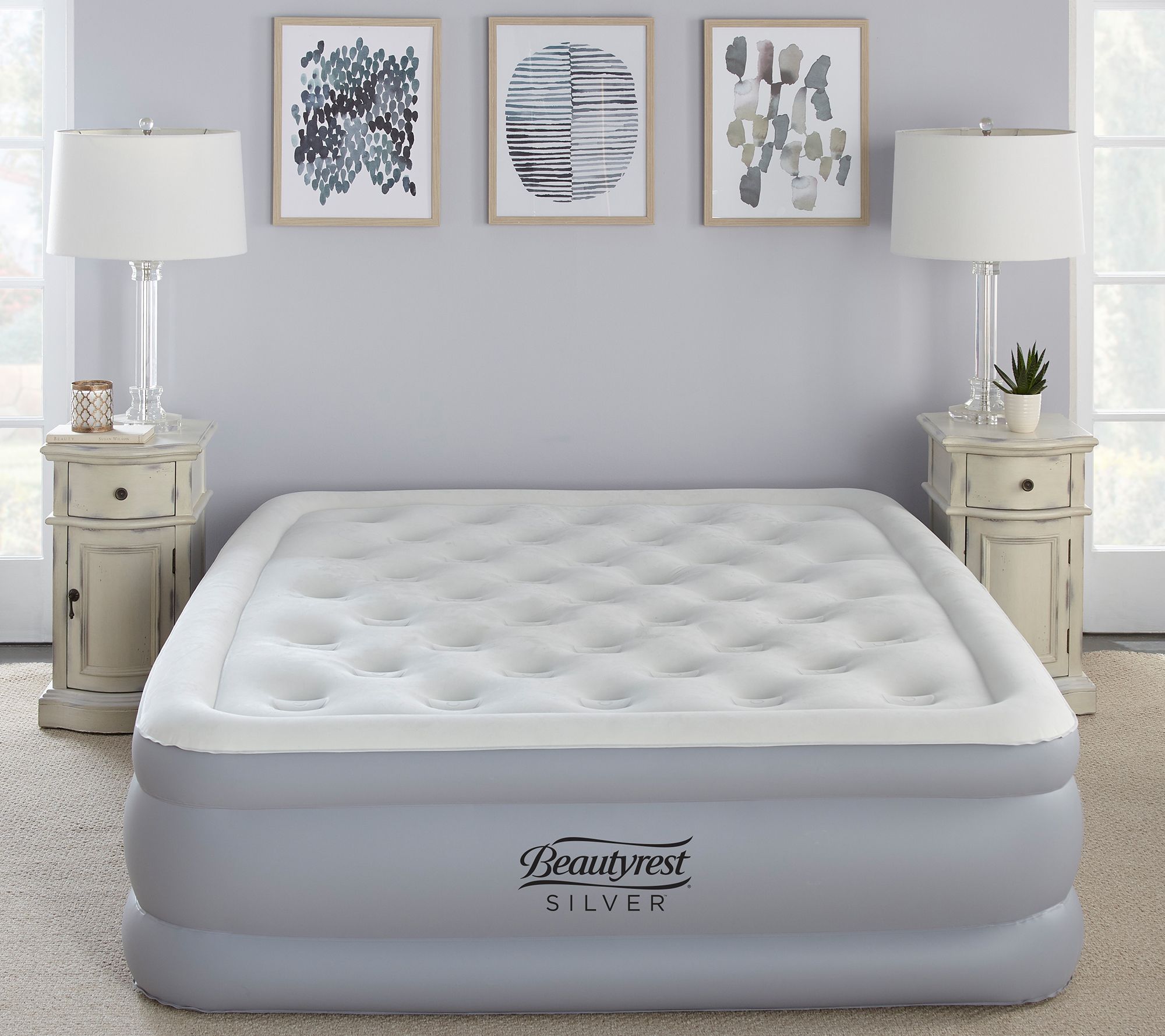 beautyrest silver plush queen mattress