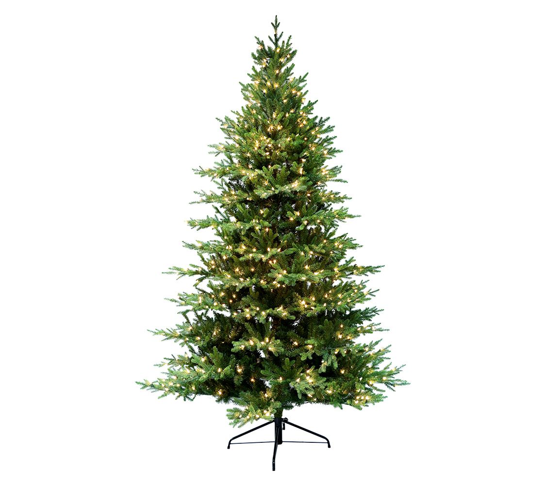 7.5' Layered Washington Spruce Artificial Christmas Tree with and