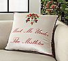 Nourison Mistletoe Multicolor Christmas Throw Pillow, 3 of 4