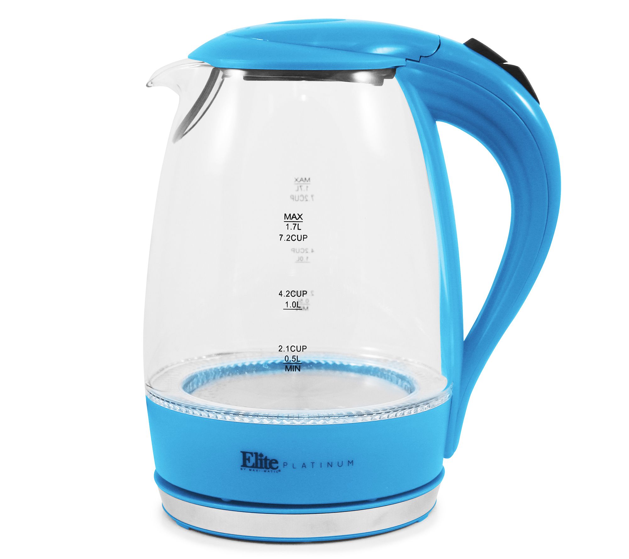 Elite Platinum 1.7L Stainless Steel Cordless Electric Kettle