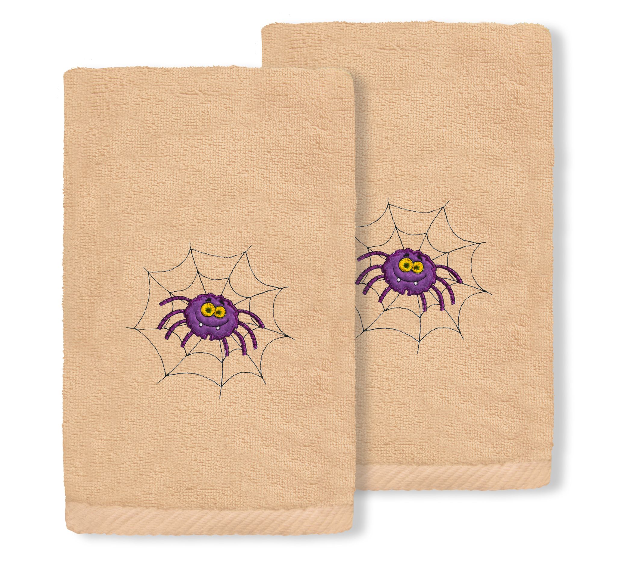 Linum Home Textiles Spider - Embroidered Luxury 100% Turkish