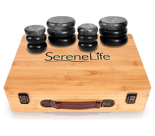 Hot Stone Massage Kit - Portable Heated Rock Therapy System