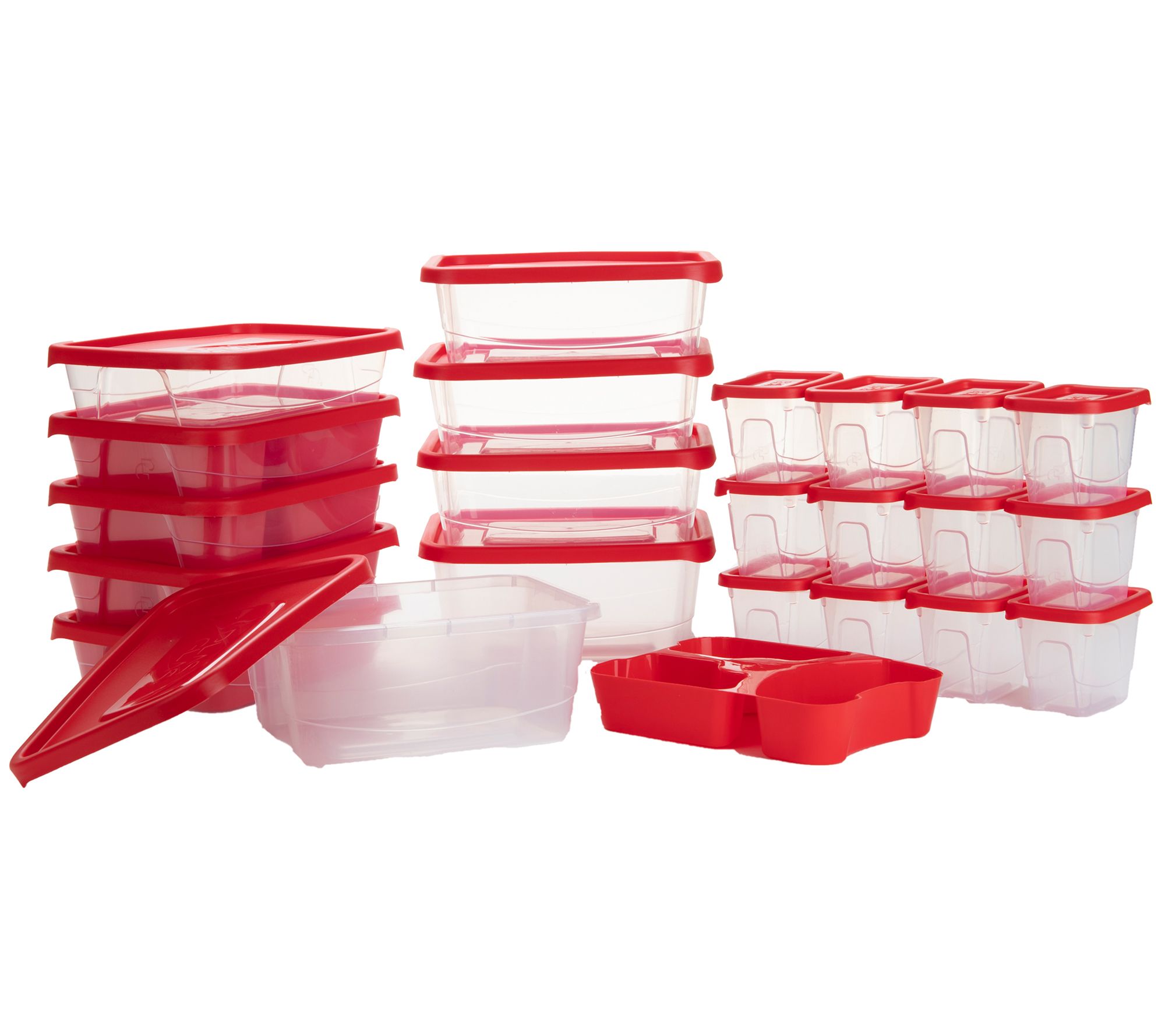 Mind Reader 22Piece Food Storage Plastic Containers