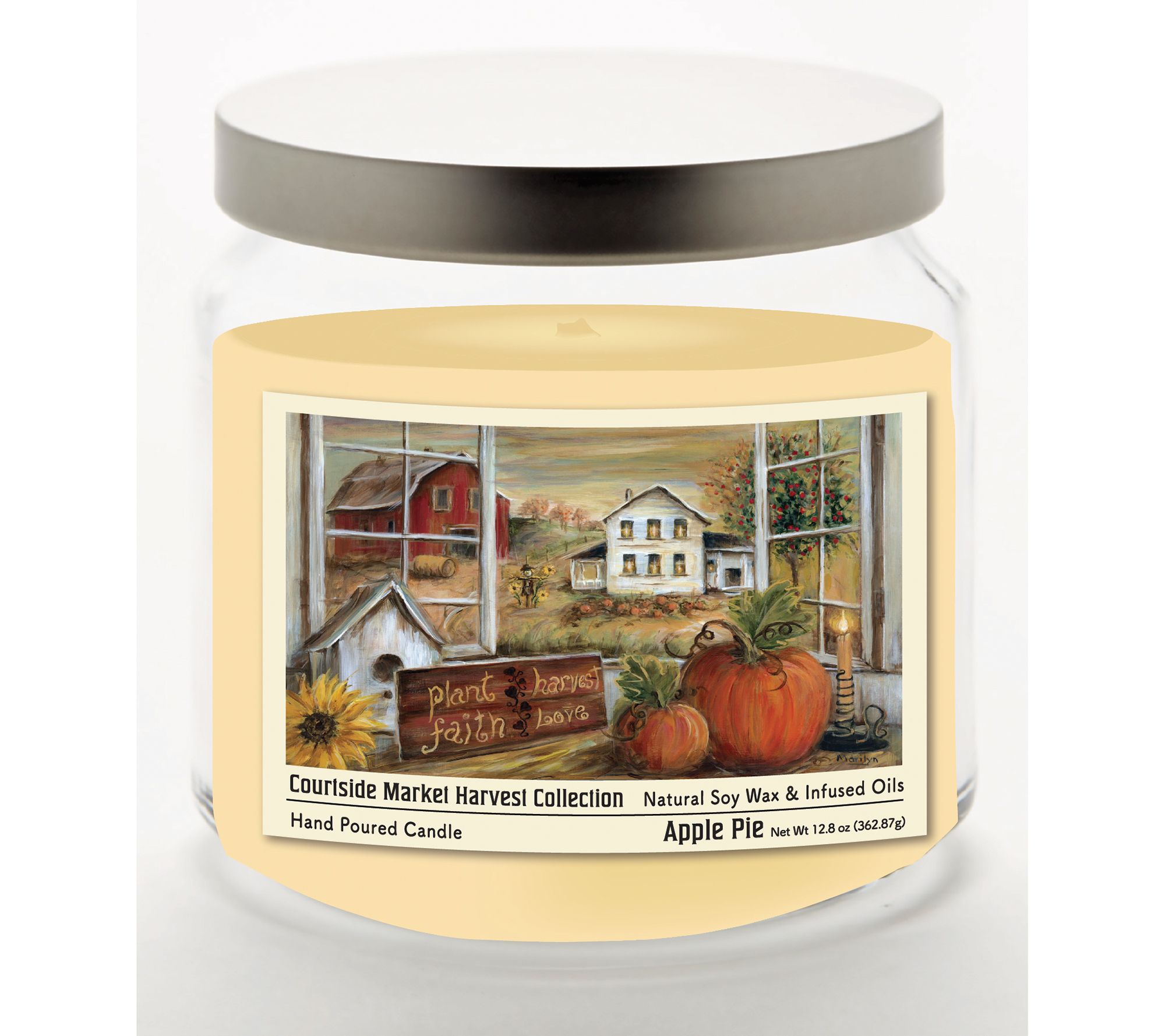 Plant Faith, Harvest Love 12.8-oz Candle Glassar