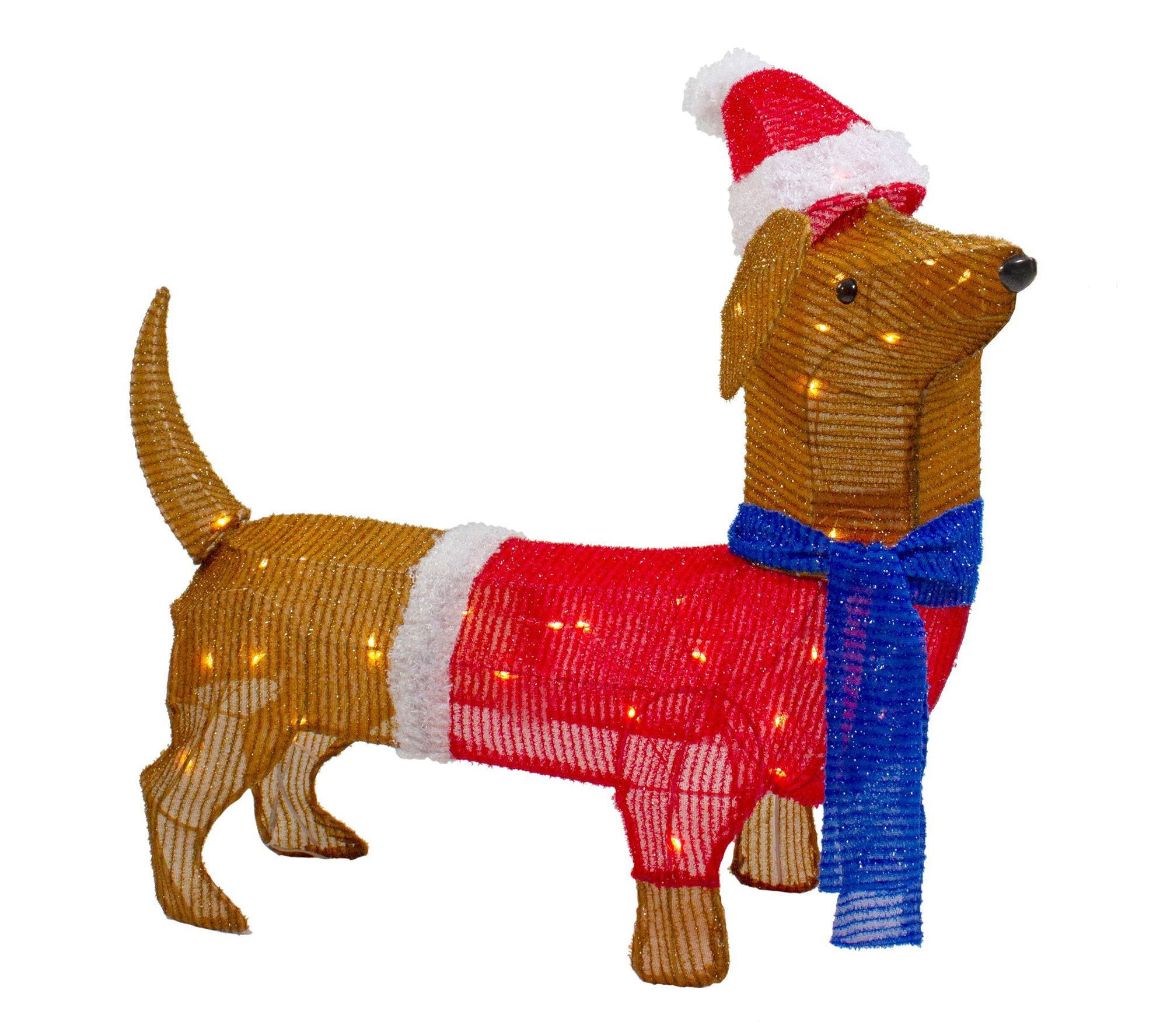 Northlight 26" LED Lit Dachshund Dog Outdoor Chistmas