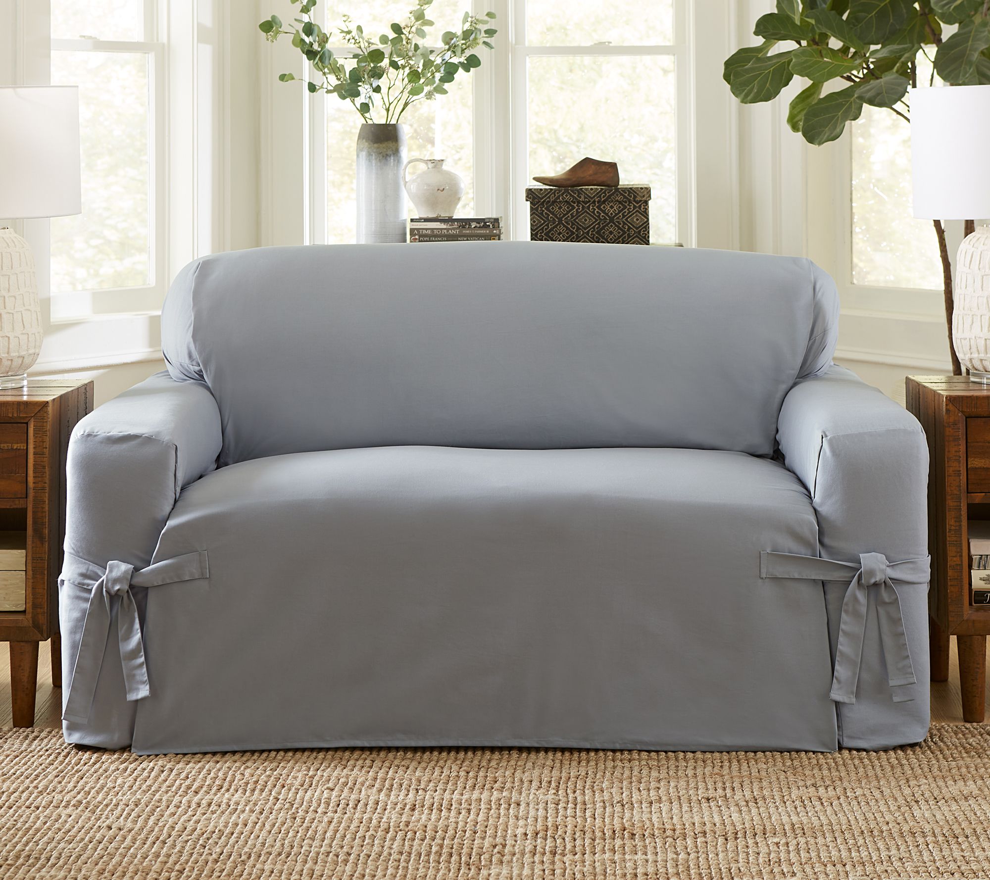 Surefit Woven Relaxed Furniture Slipcover - Love Seat
