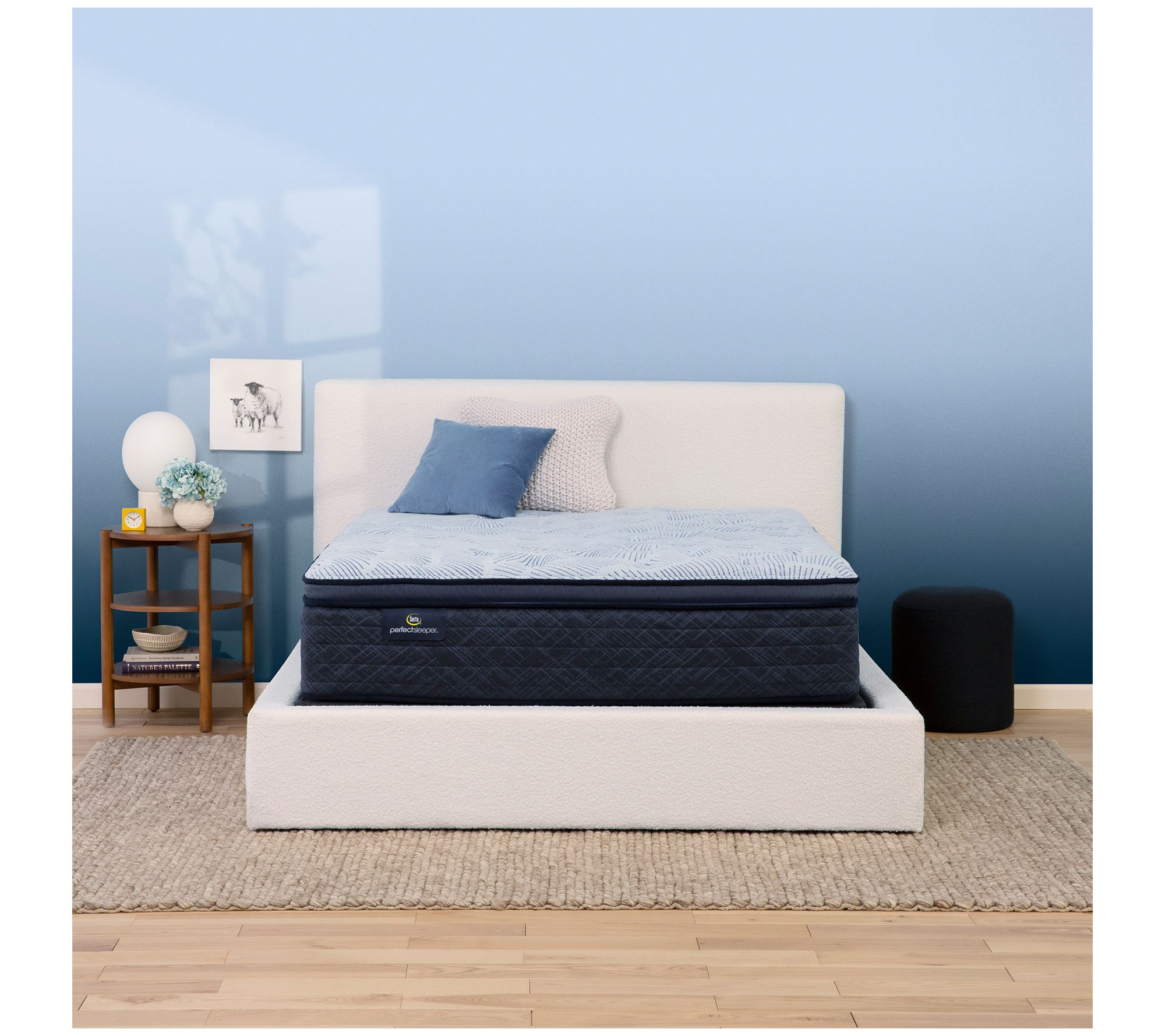 Serta Blue Lagoon Nights 14.5" Plush PT Mattress Set -King