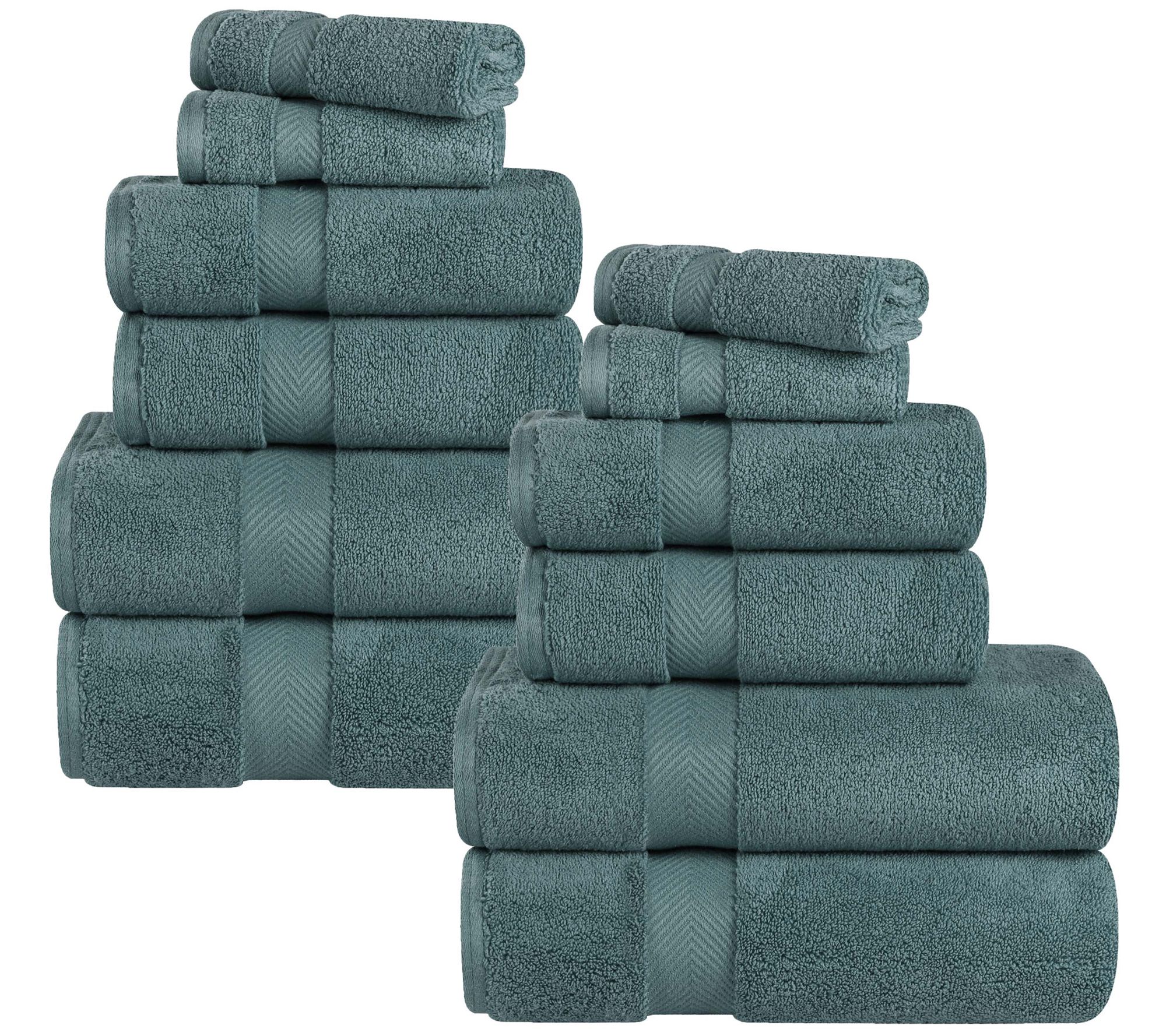 Superior Zero-Twist Cotton 2-pc. Bath Towel Set Brick