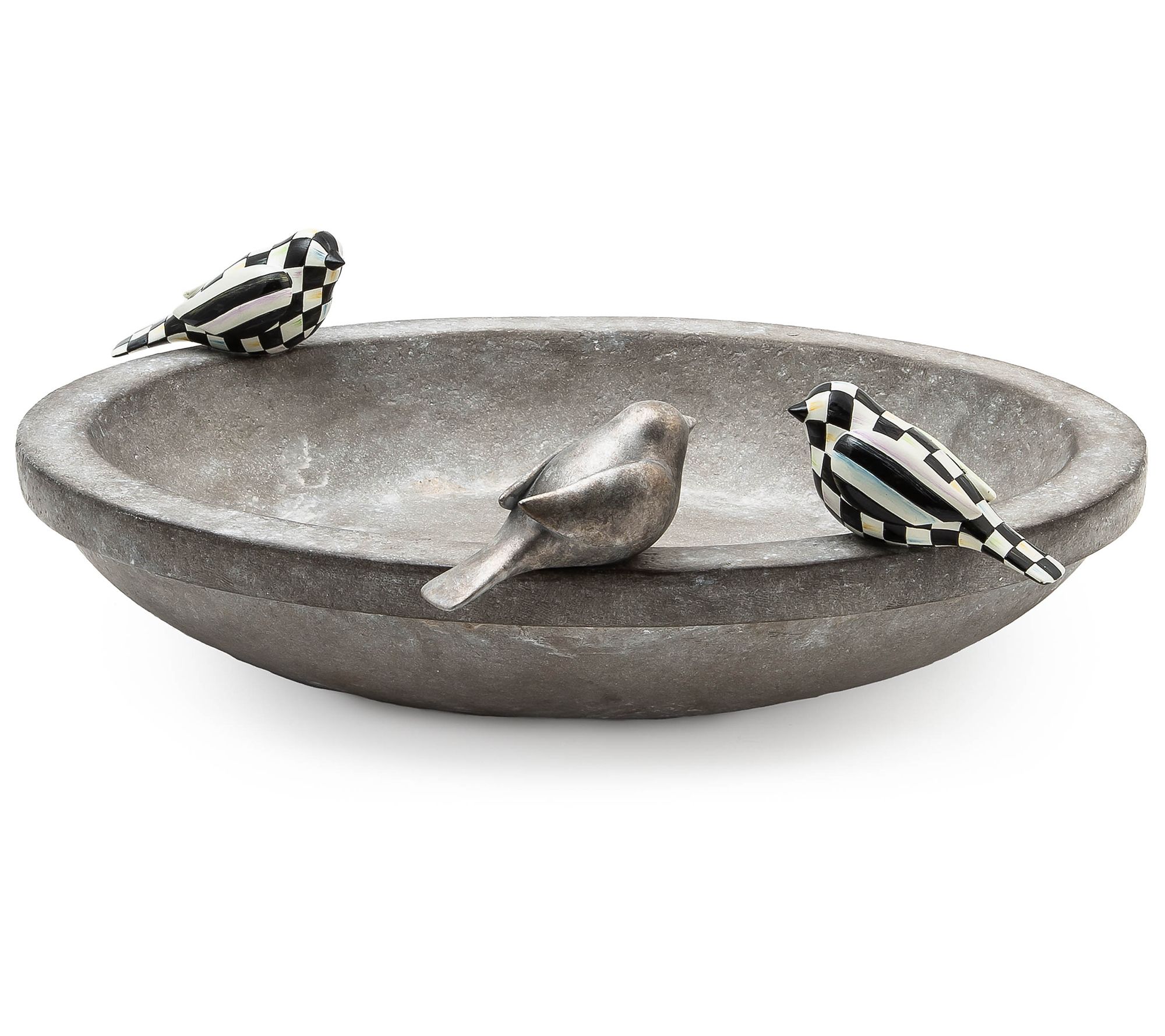 MacKenzieChilds Naturals Bird Bath