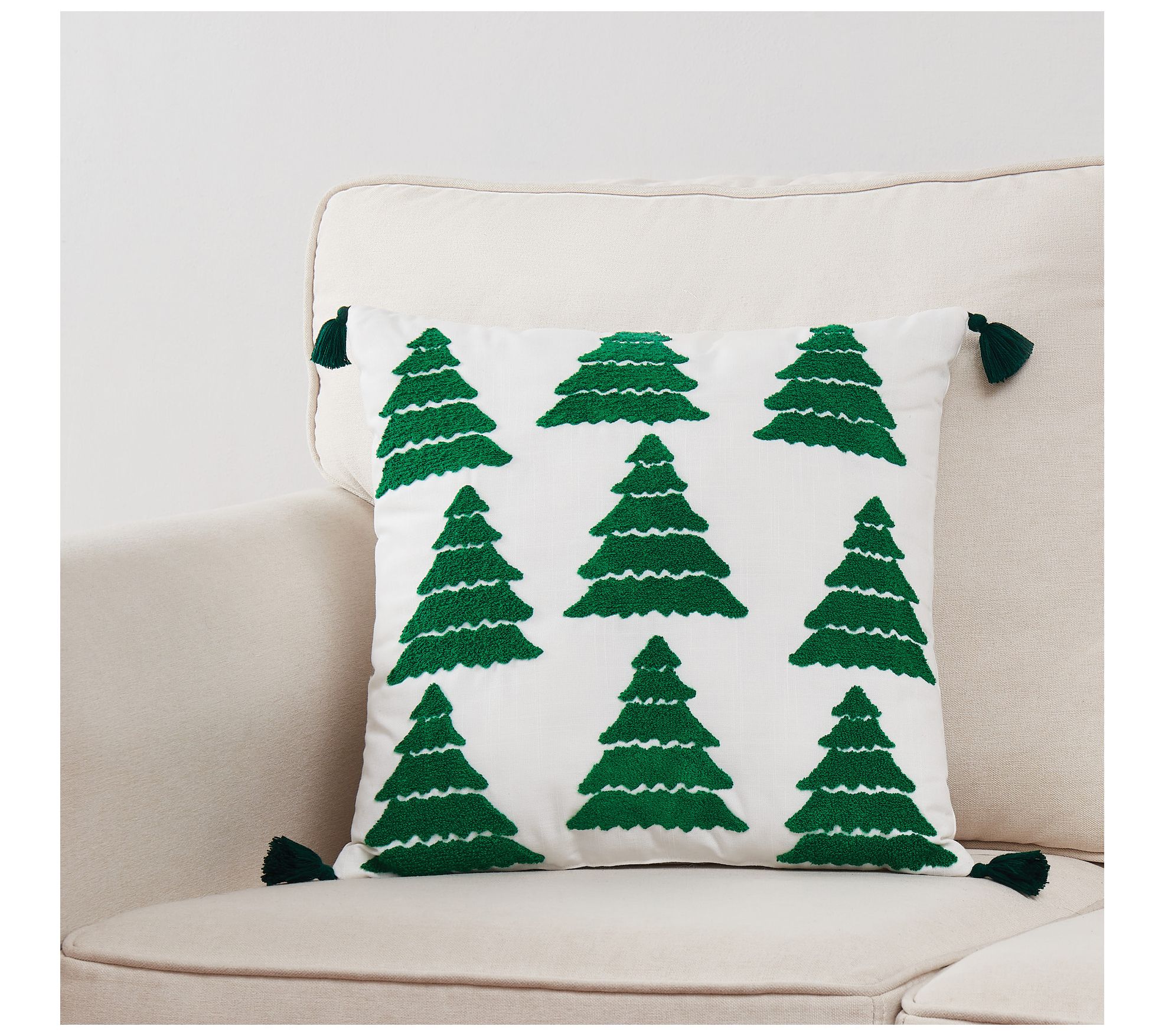 Truly Soft Winter Tree 18x18 Decorative Pillow