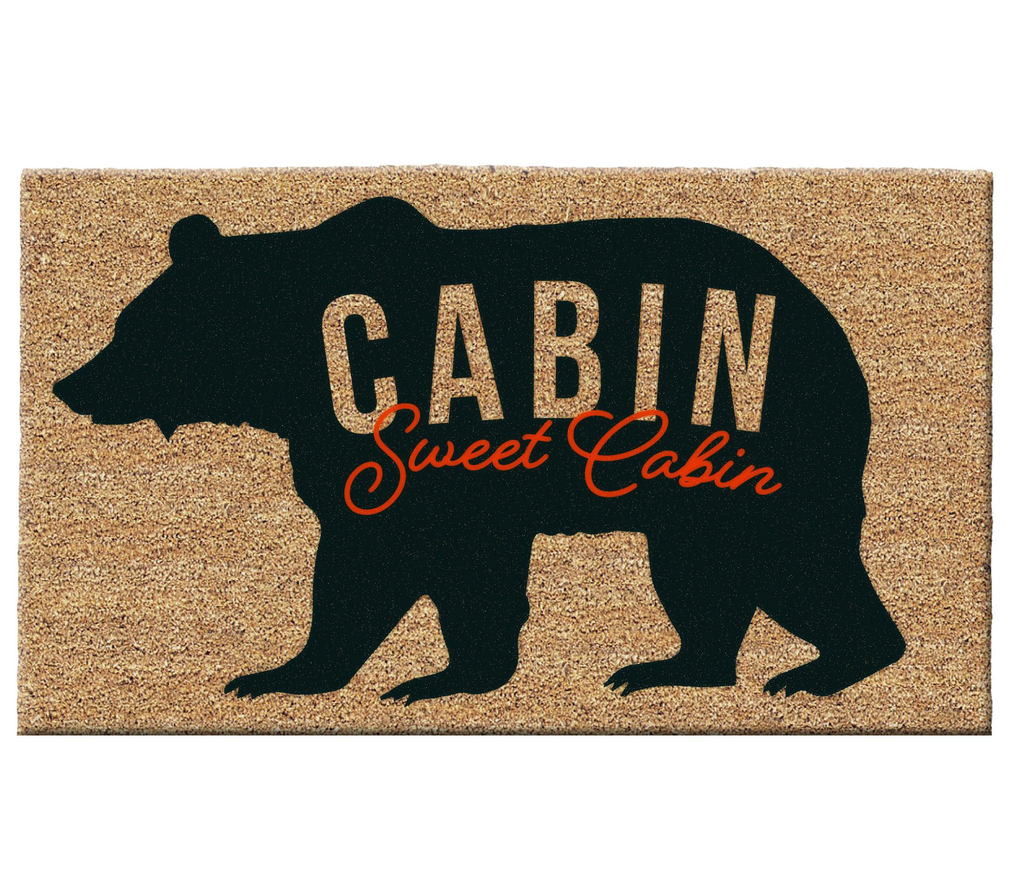 Design Imports Cabin Sweet Cabin Doormat