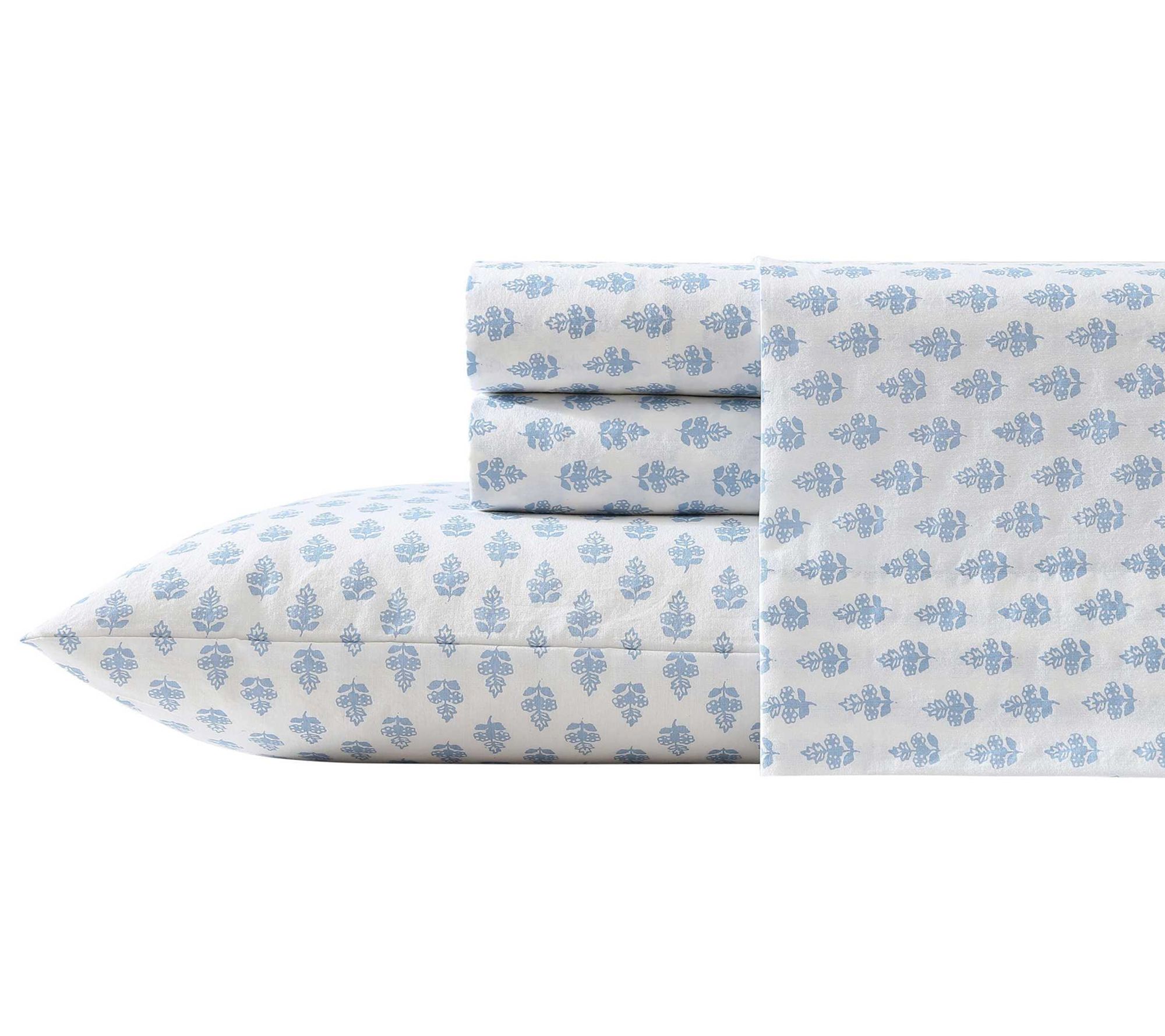 Laura Ashley Francesca Blue King Sheet Set