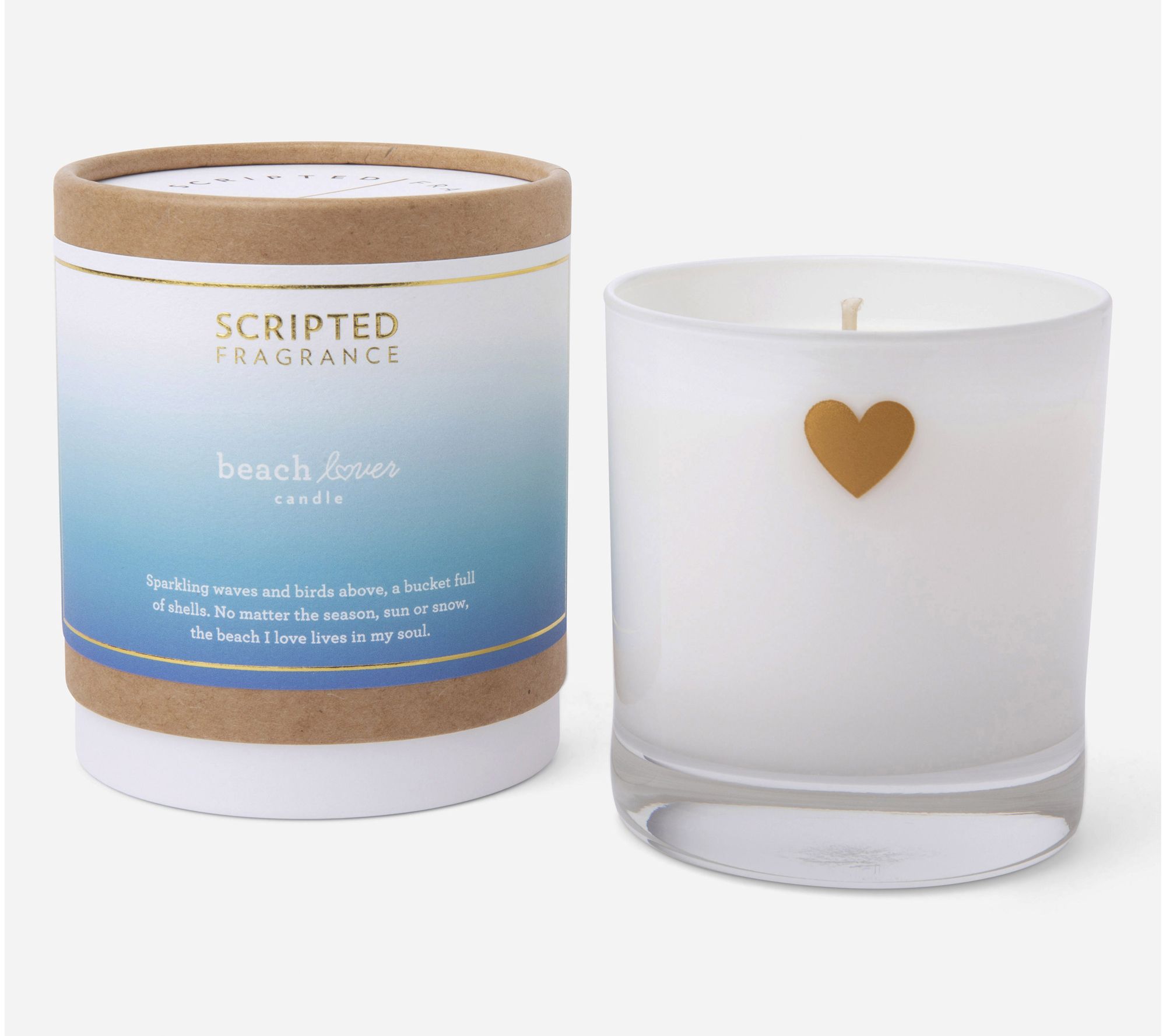 Scripted Fragrance S/2 8oz 100% Soy Lover Candles