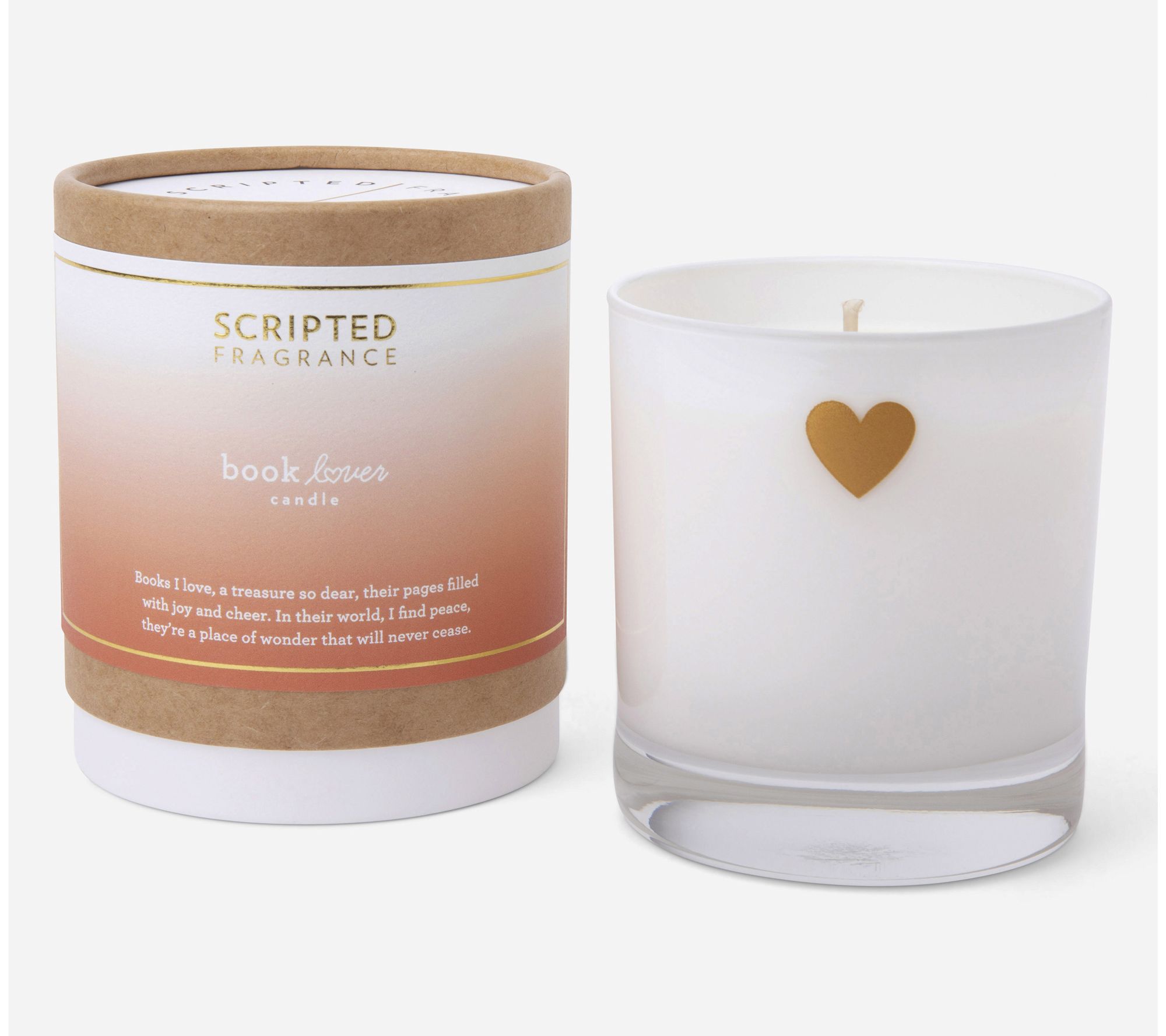 Scripted Fragrance S/2 8oz 100% Soy Lover Candles