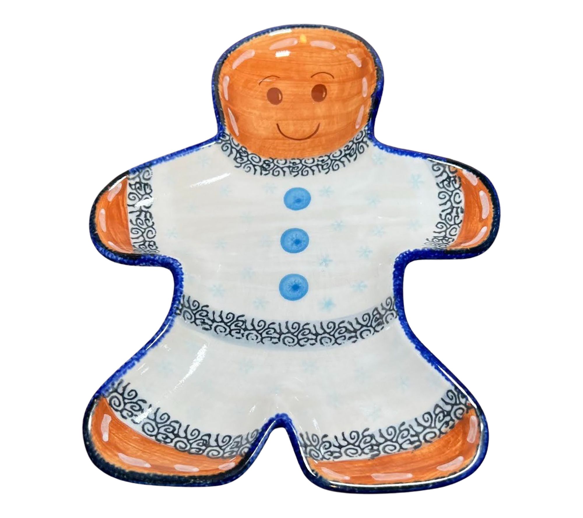 Lidia's Polish Pottery Medium Gingerbread Platter