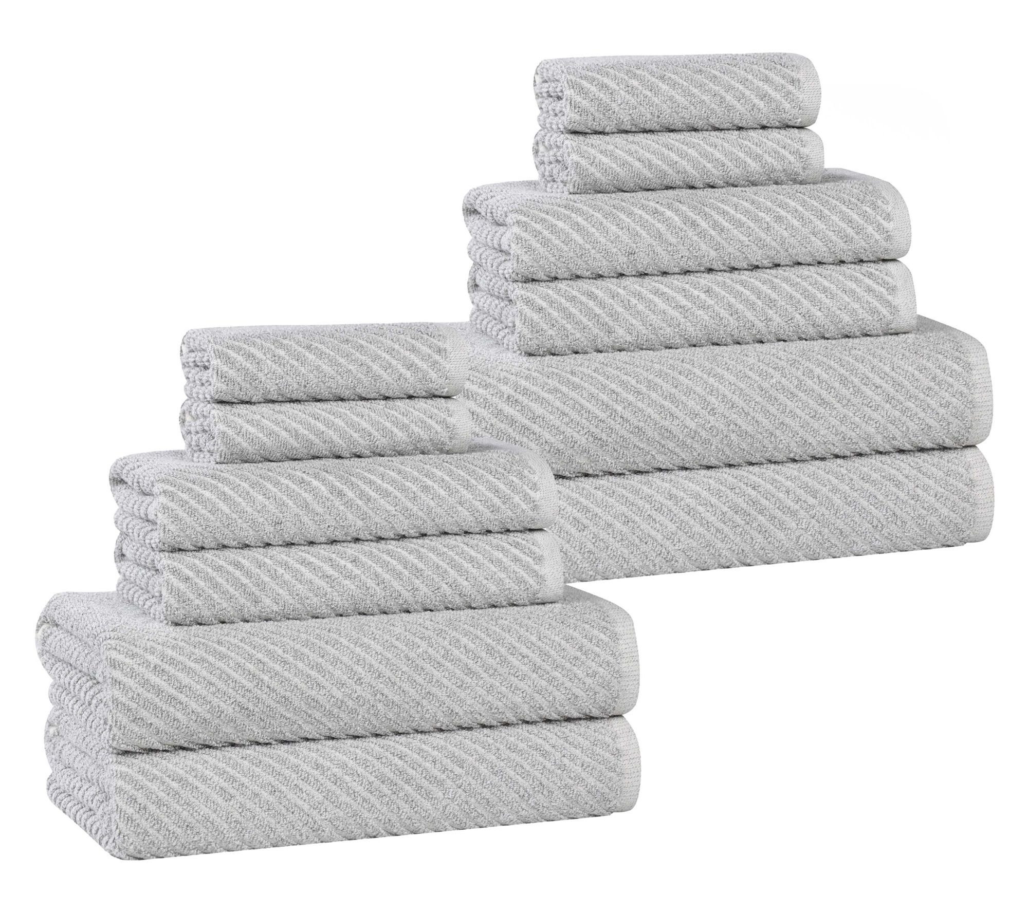 Superior Amelia Cotton Blend 12 Piece Towel Set