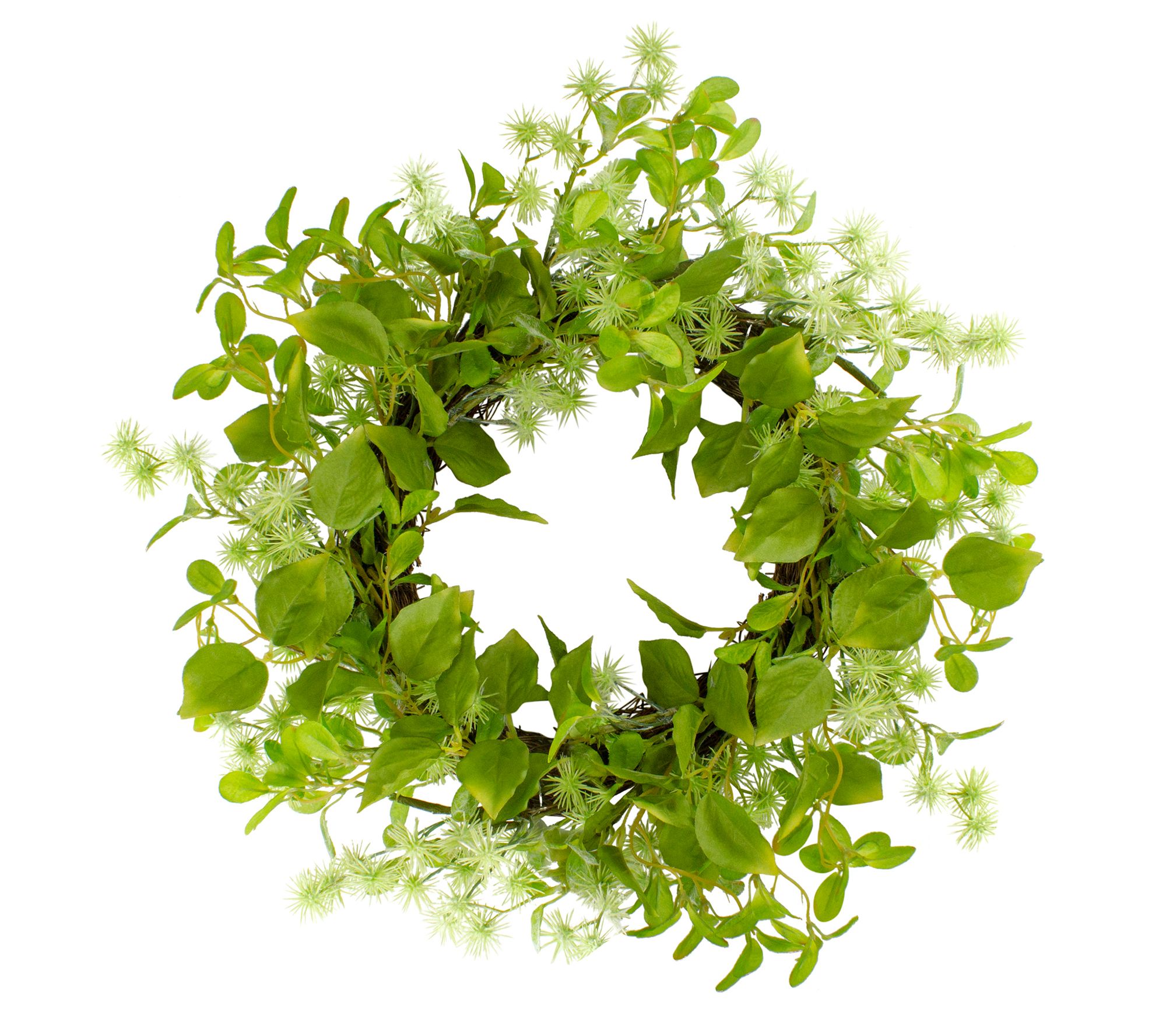 Northlight Jujube Floral and Foliage Springtime Wreath
