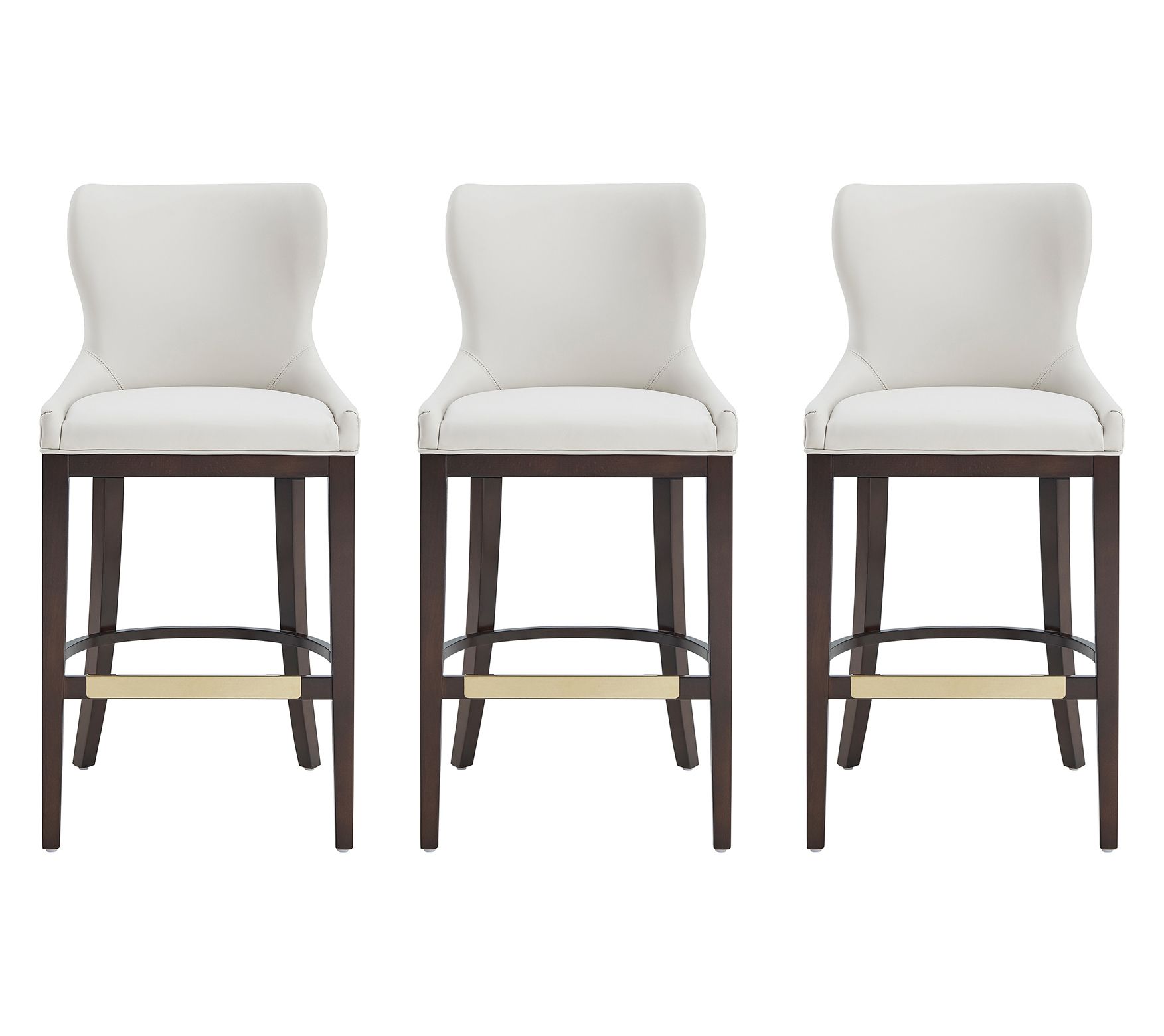 Manhattan Comfort Blair Barstool - Set of 3