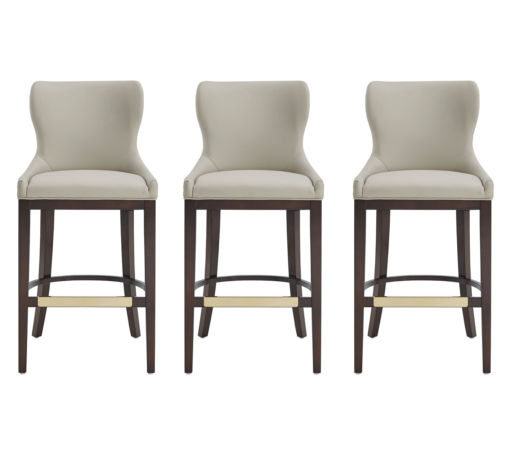 Manhattan Comfort Blair Barstool - Set of 3
