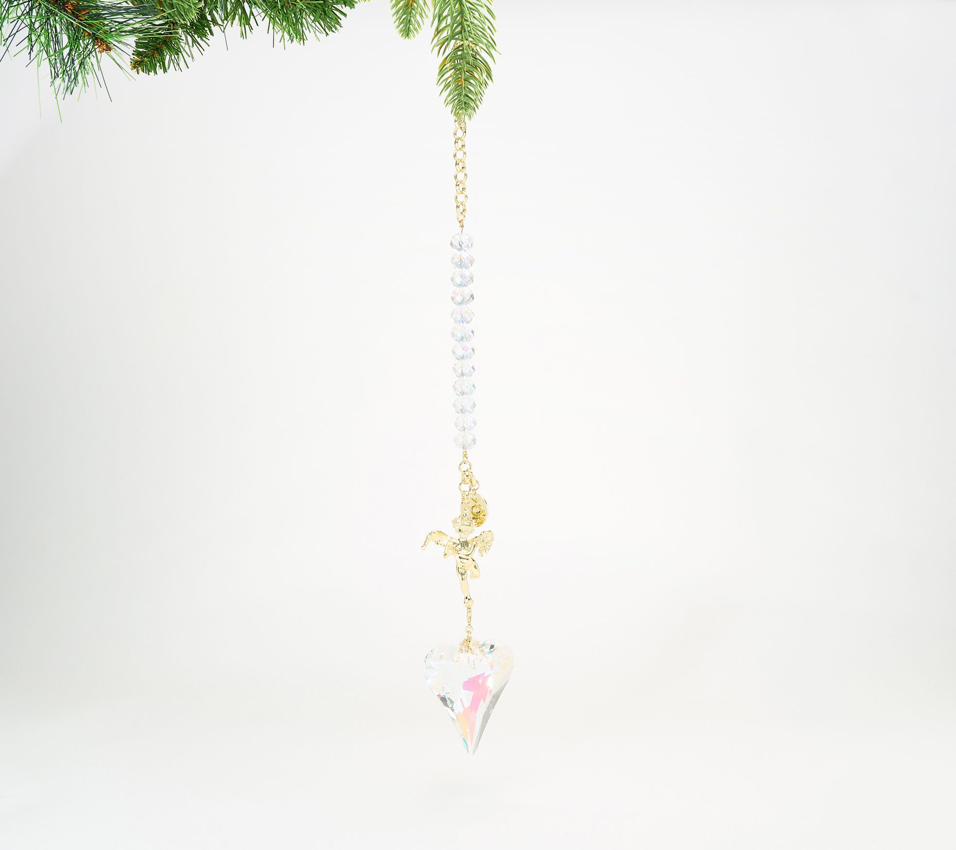 Kirks Folly God's Got This Angel Heart Shimmer Ornament