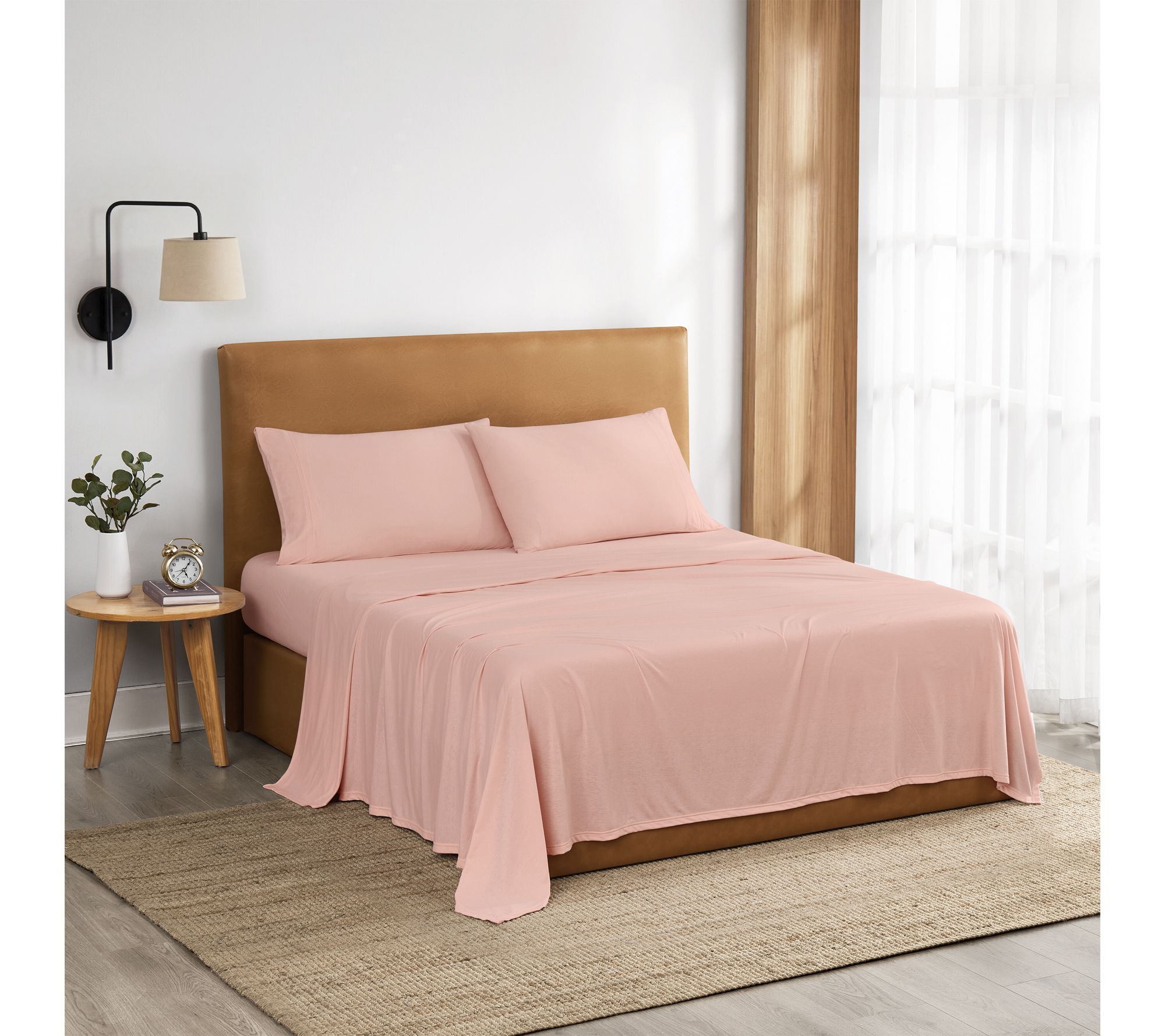 Truly Soft Jersey Knit 4 Piece Queen Sheet Set