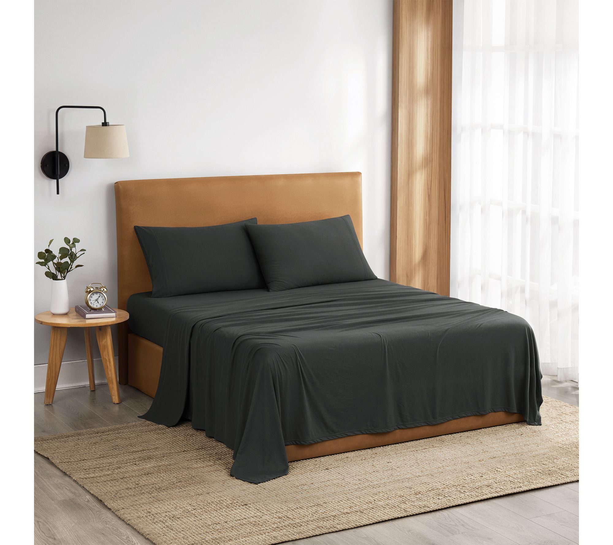 Truly Soft Jersey Knit 4 Piece Queen Sheet Set