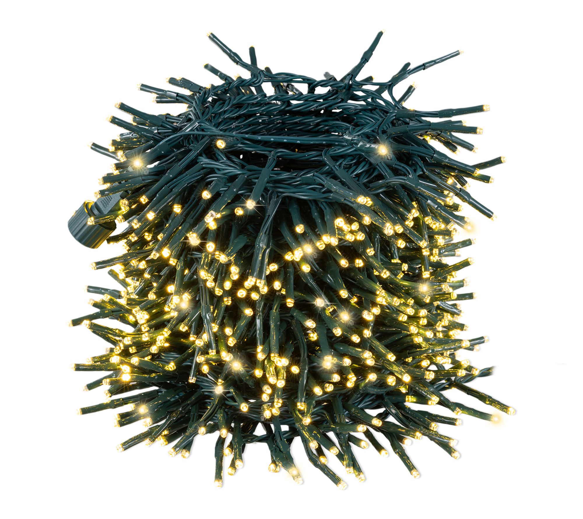 Glitzhome 54ft 800 LED Christmas Twinkle Cluster Lights | QVC