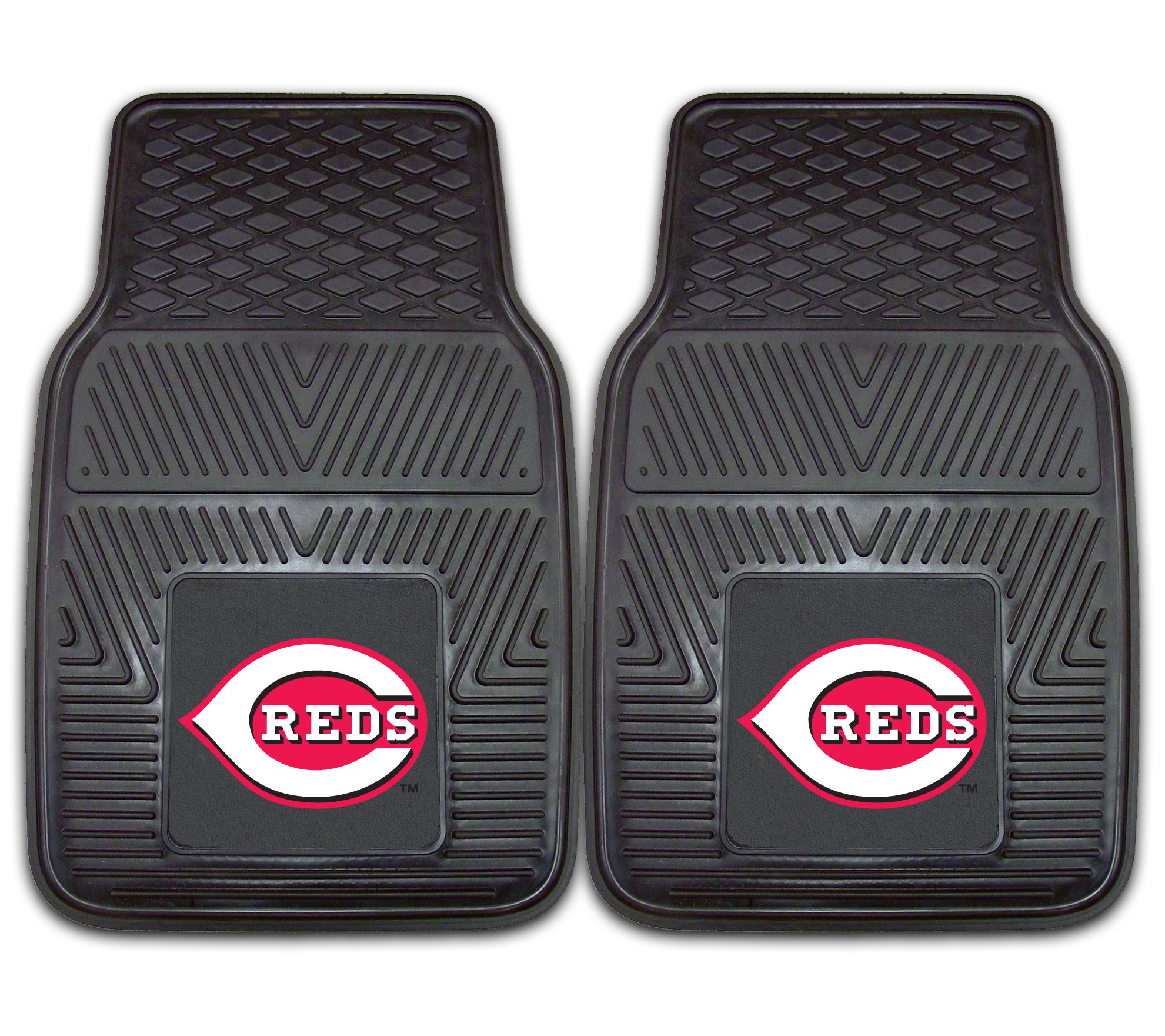 Cincinnati Reds Heavy Duty Car Mat - Set of 2