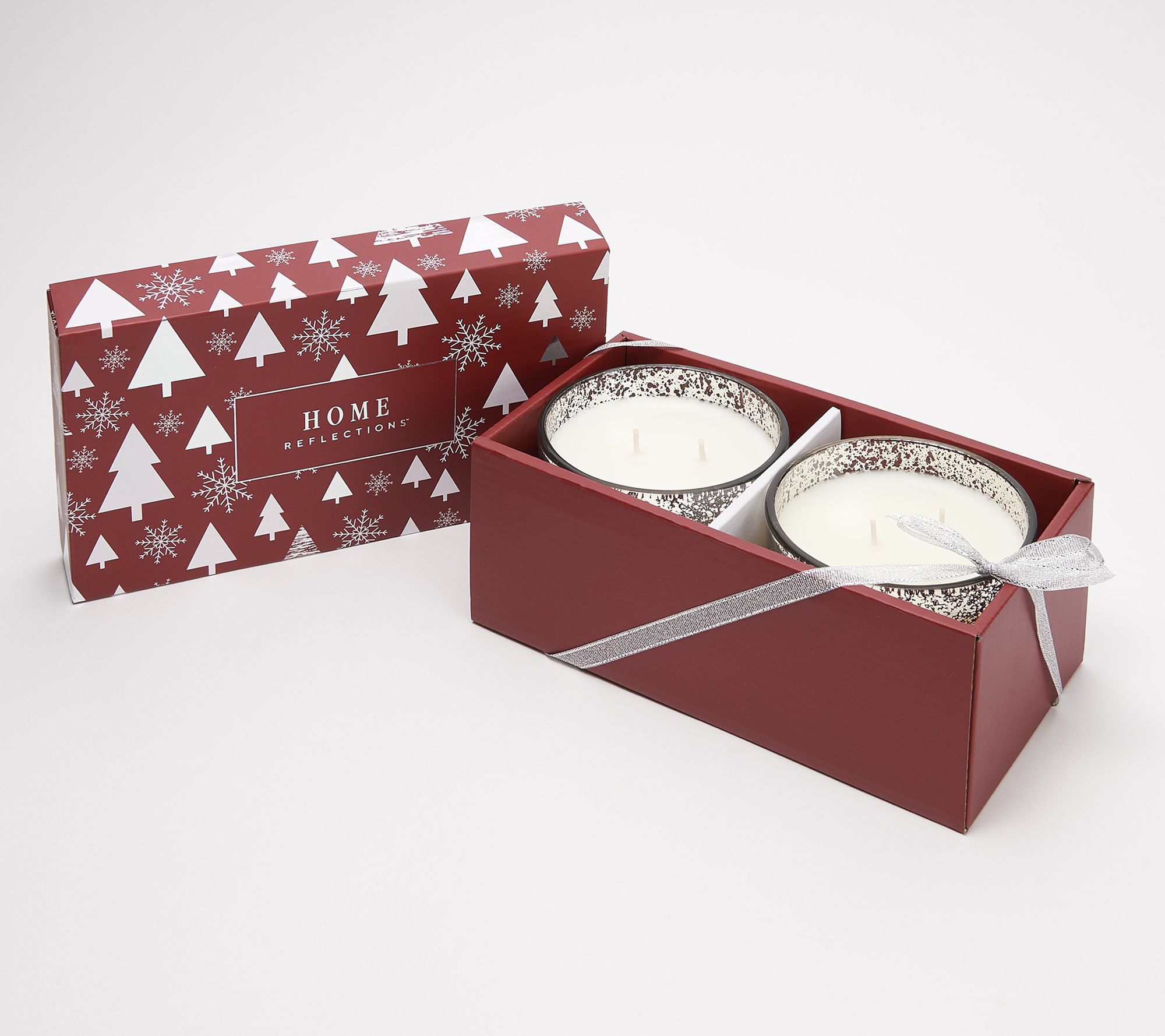 Home Reflections Setof (2) 12oz Holiday Candles