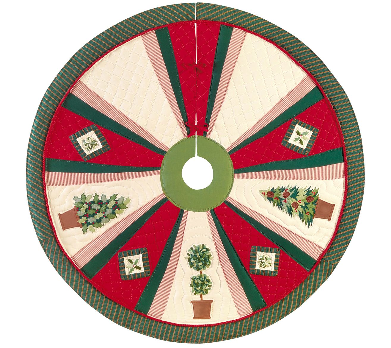 C&F Home Festive Topiaries Tree Skirt