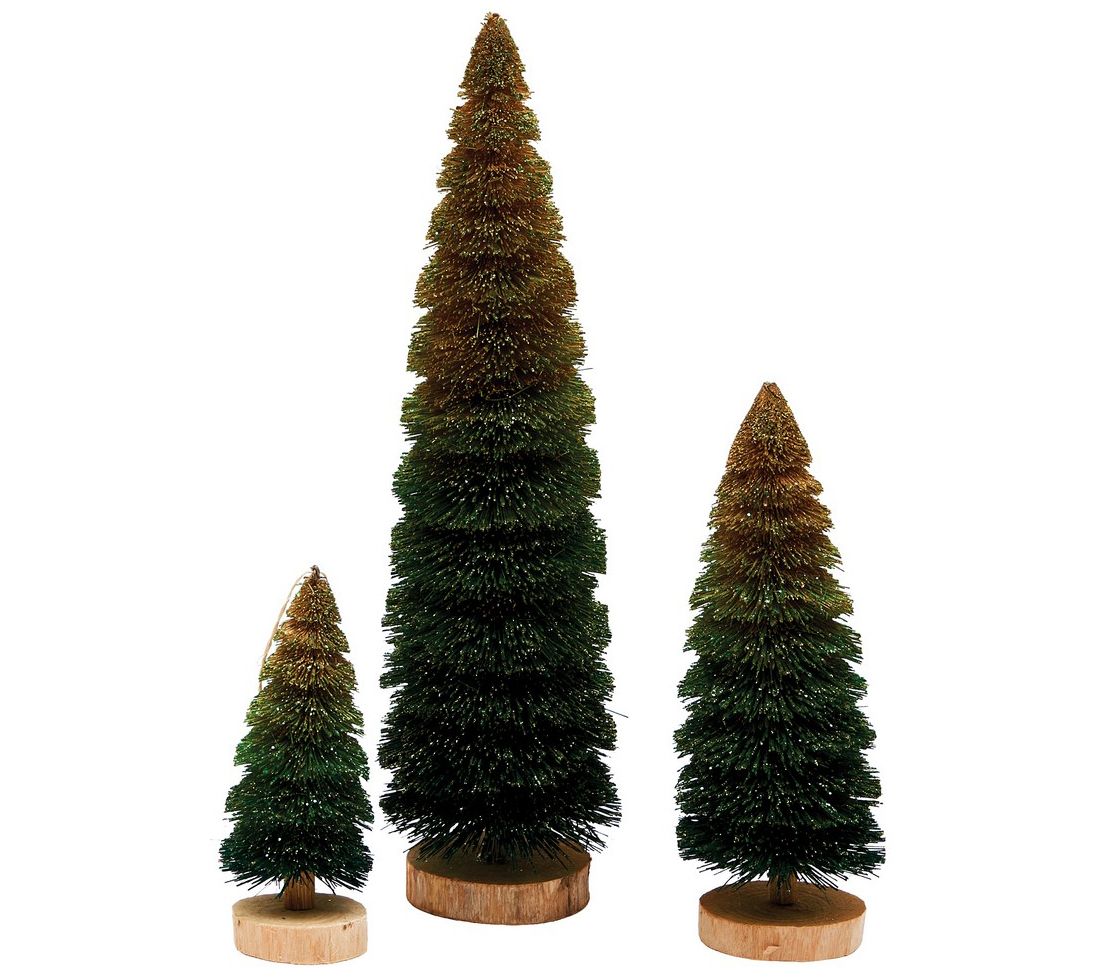 Gallerie II Ombre Tree Set of 3 Figure