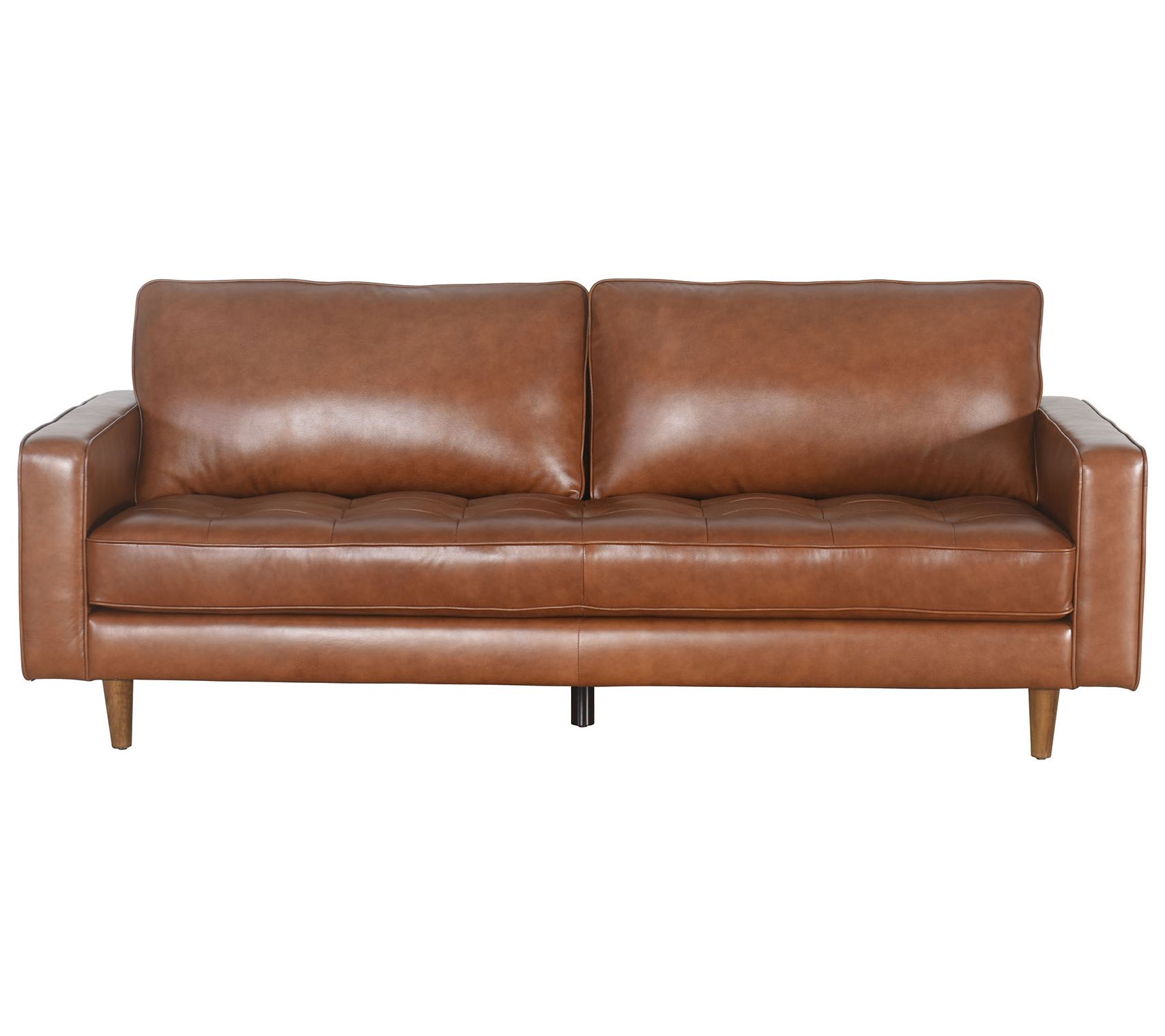 Abbyson living on sale leather sofa