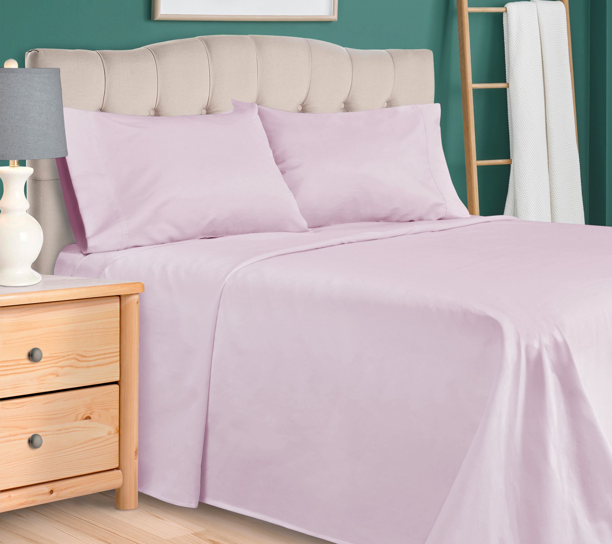 Superior 300 TC Egyptian Cotton Deep Pocket Sheets Set, Twin